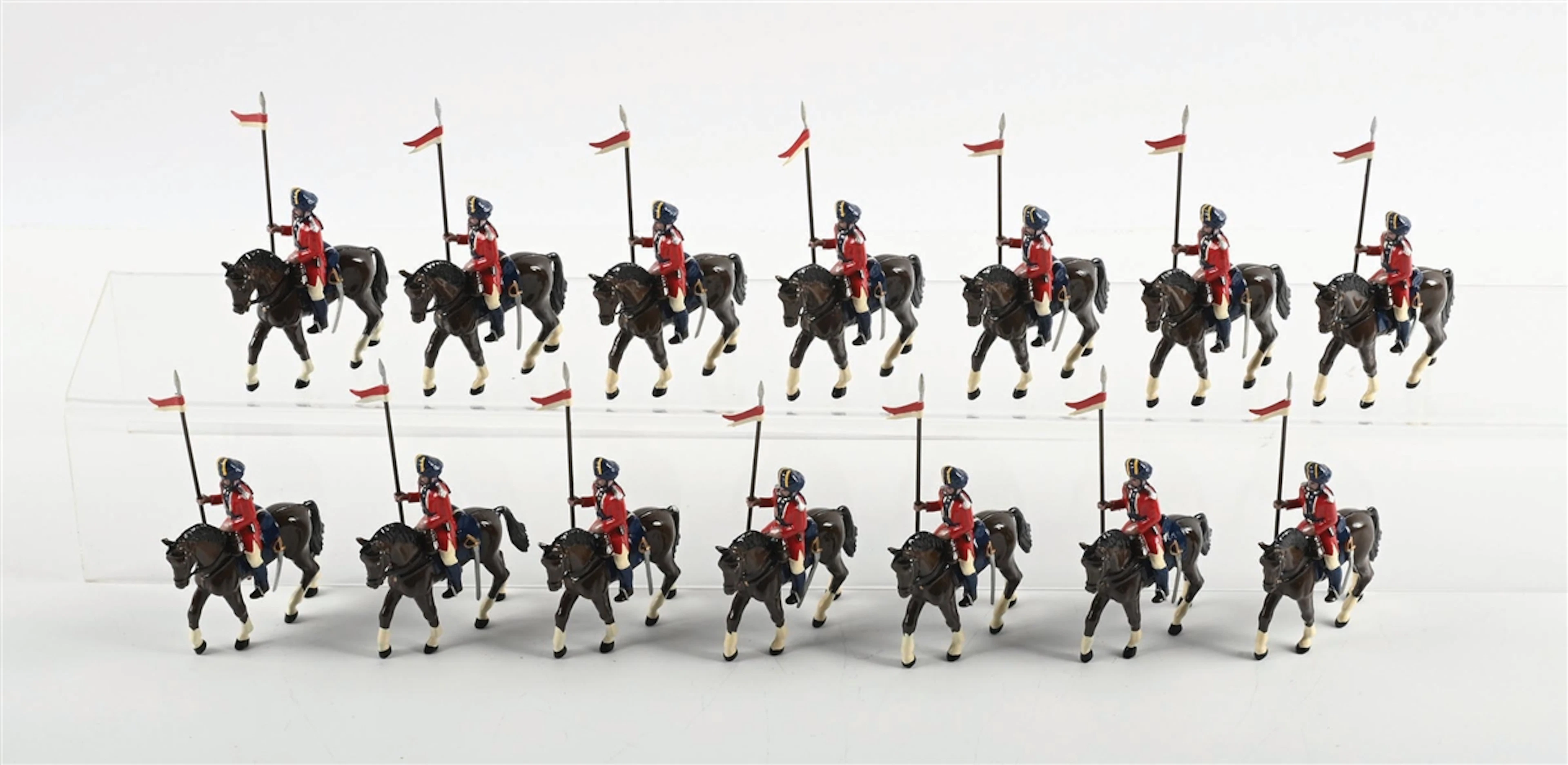 TROPHY MINIATURES INDIAN ARMY LANCERS AT THE WALK