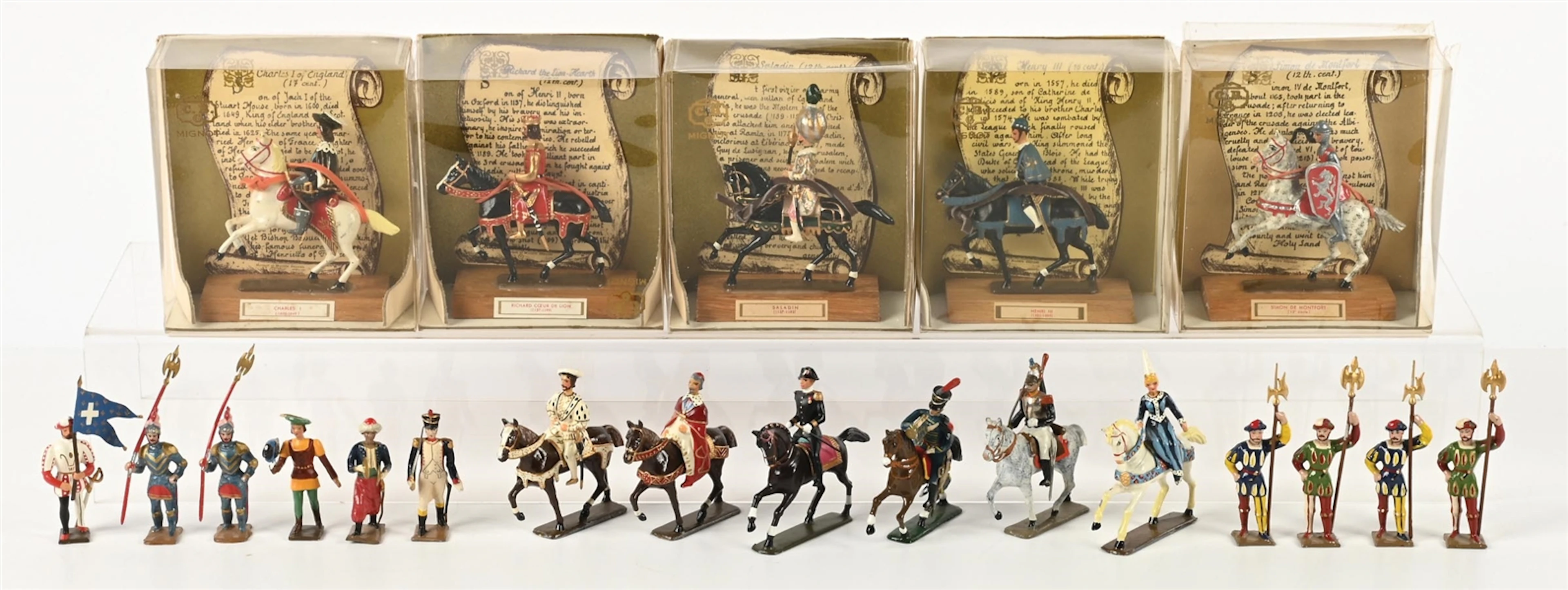 MIGNOT HISTORICAL MINIATURES, FOOT AND MOUNTED