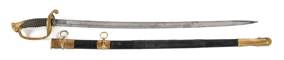 US CIVIL WAR M1850 FOOT OFFICER'S SWORD.