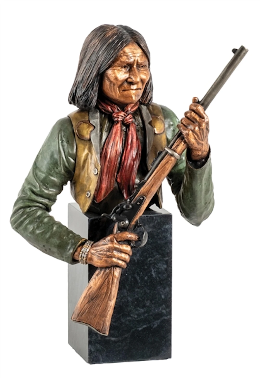 LEGENDS "REBELLIOUS" GERONIMO STATUE