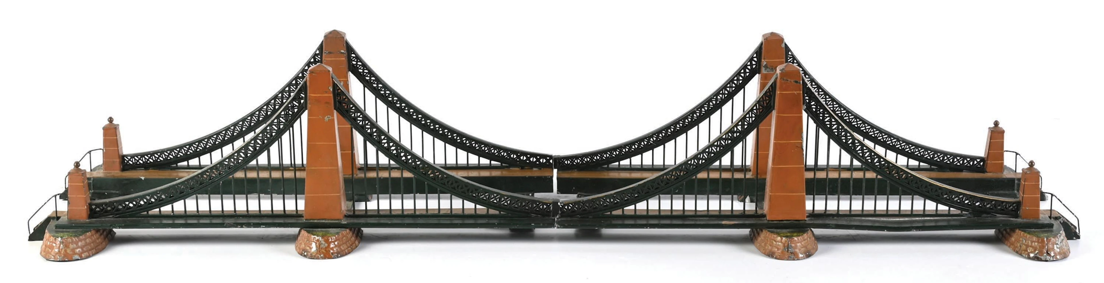 MARKLIN GAUGE 1 TINPLATE 2514/1 SUSPENSION BRIDGE