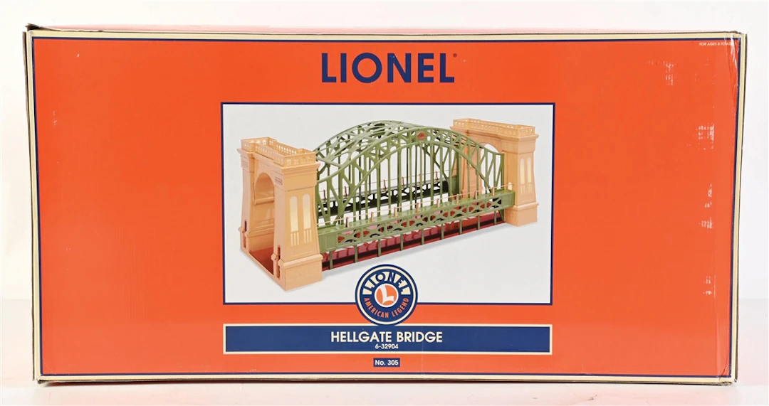LIONEL STANDARD GA. 6-32904 NO. 305 HELLGATE BRIDGE IN ORIGINAL BOX