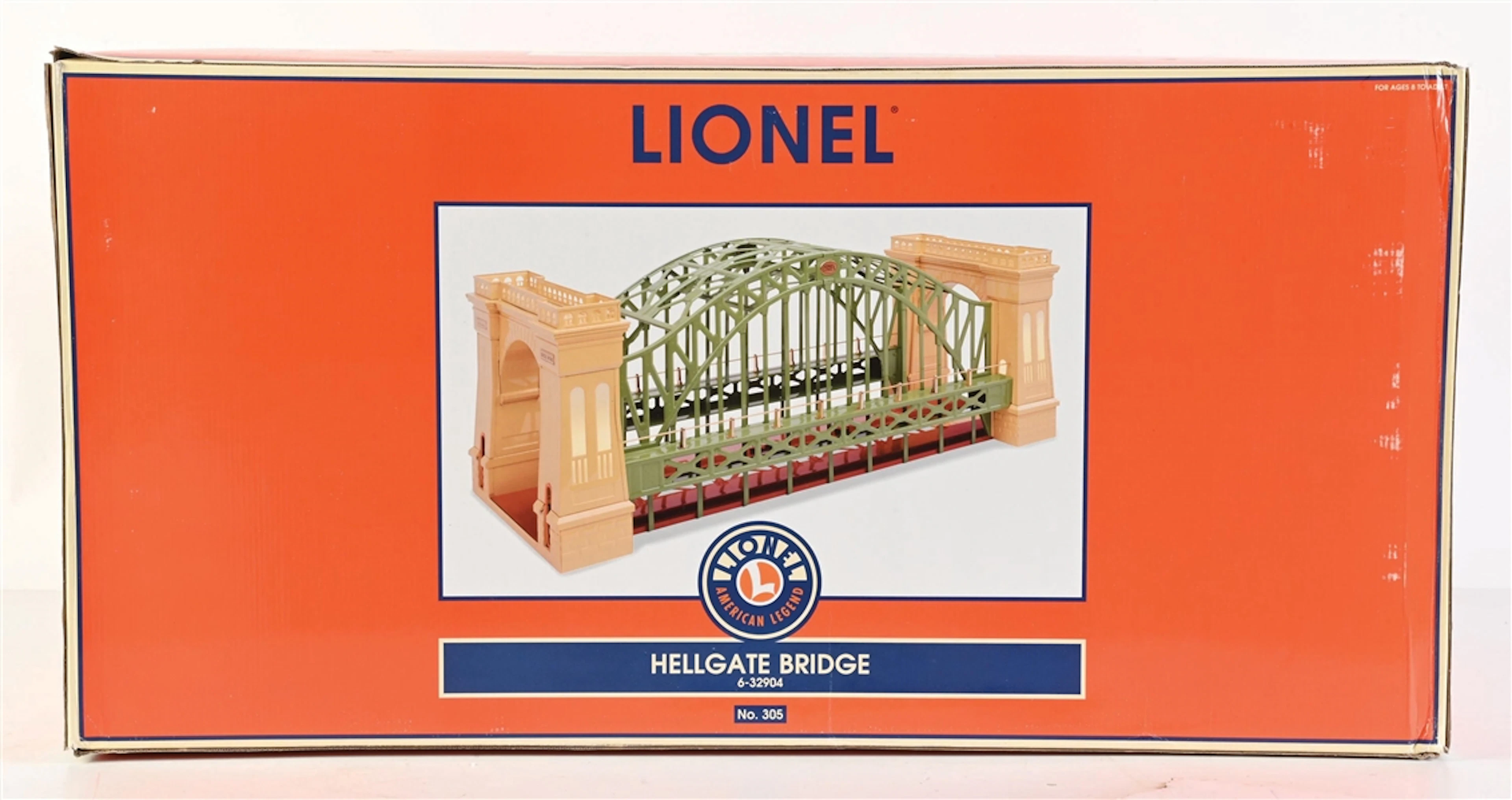 LIONEL STANDARD GA. 6-32904 NO. 305 HELLGATE BRIDGE IN ORIGINAL BOX
