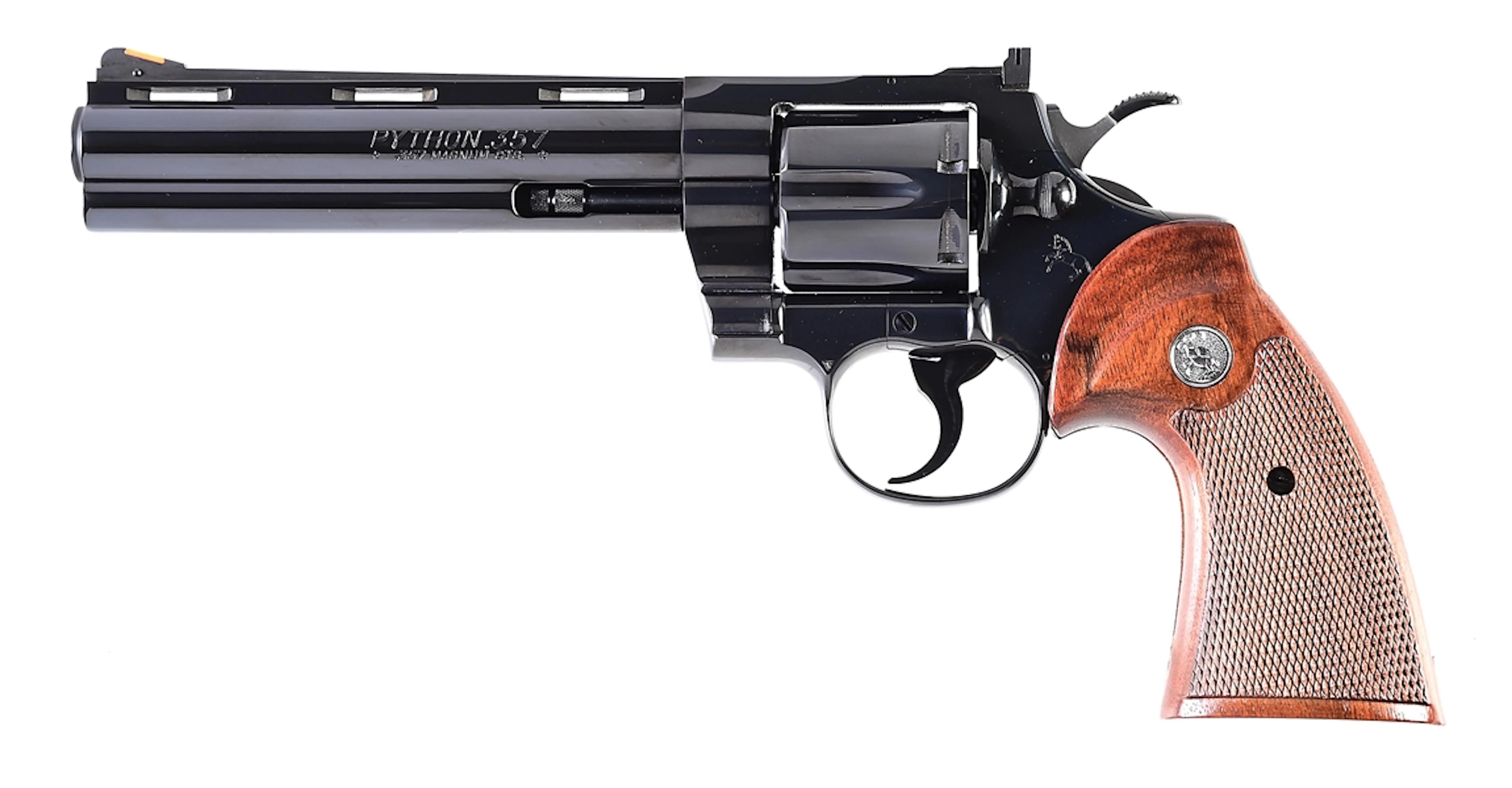 (M) COLT PYTHON .357 MAGNUM DOUBLE ACTION REVOLVER IN CASE (1991).