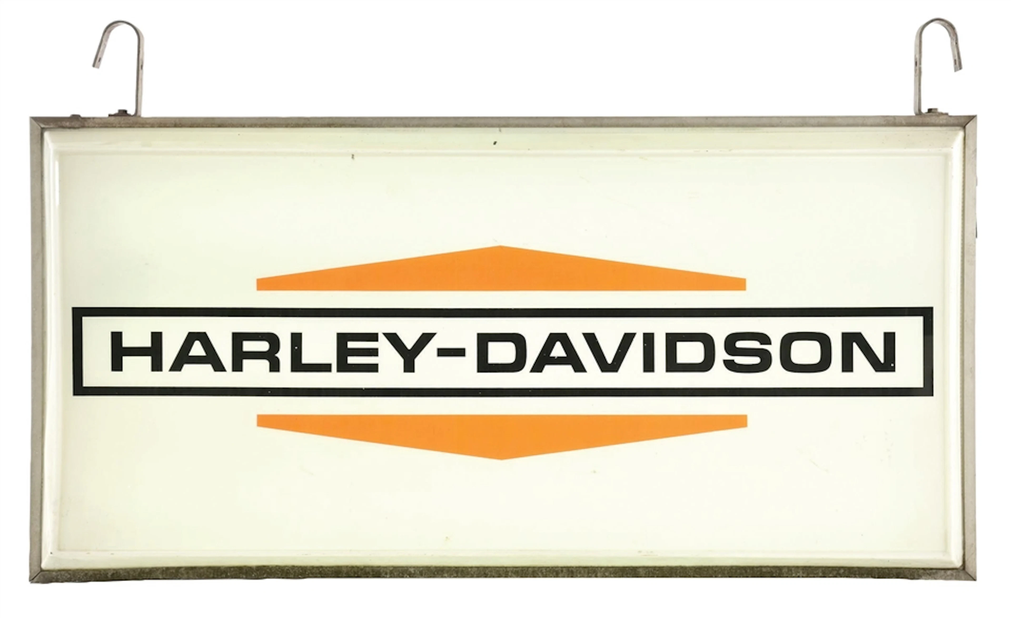 HARLEY-DAVIDSON MOTORCYCLES COMPLETE LIGHT-UP DEALERSHIP SIGN W/ ORIGINAL
