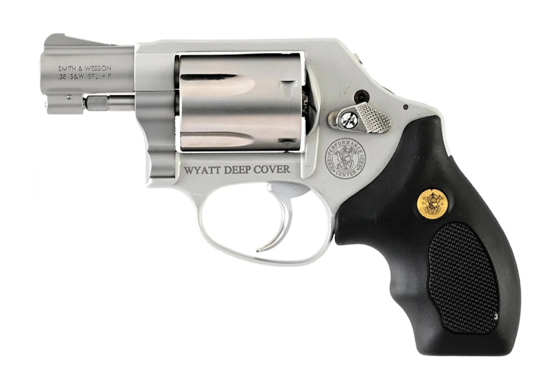 (M) SMITH & WESSON MODEL 637-2 GUNSMOKE WYATT DEEP COVER DOUBLE ACTION