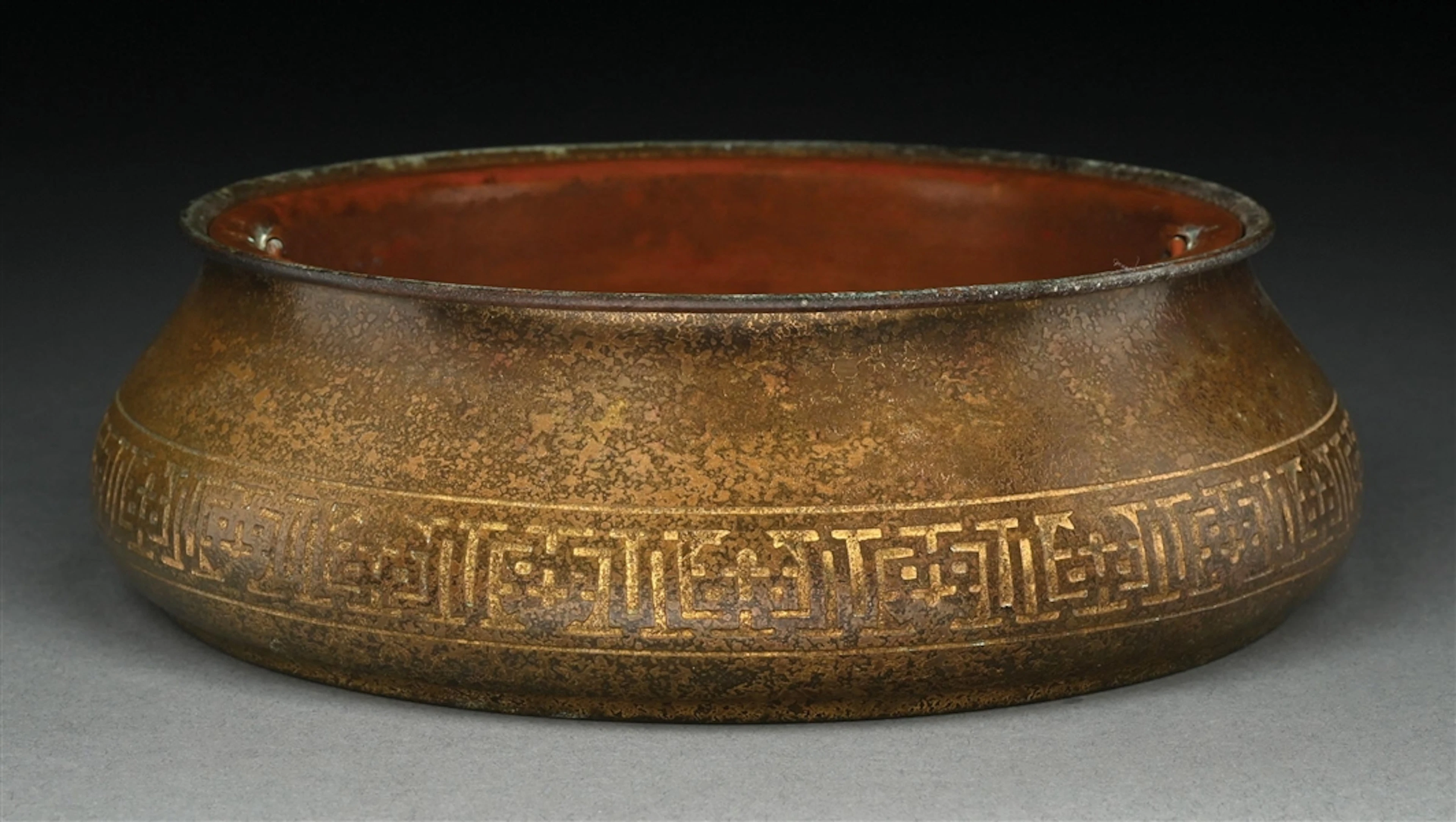 TIFFANY STUDIOS BRONZE PLANTER