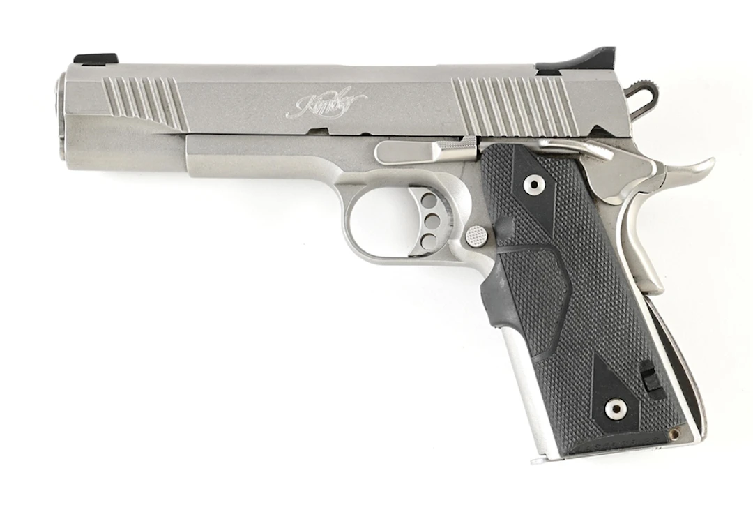 (M) KIMBER CLASSIC STAINLESS 1911 SEMI-AUTOMATIC PISTOL WITH A RIMFIRE
