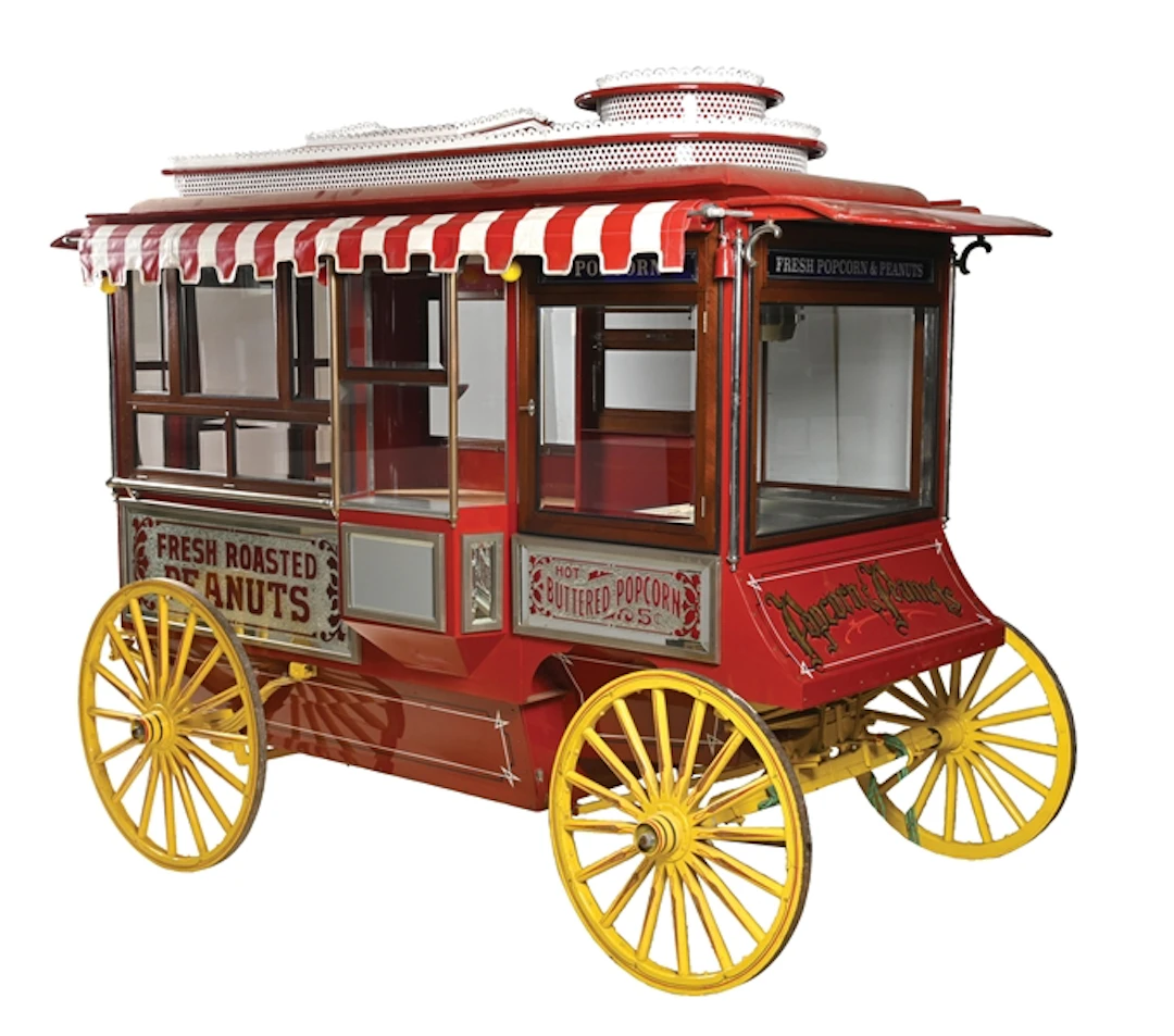 1909 C. CRETORS & CO. MODEL "D" POPCORN WAGON