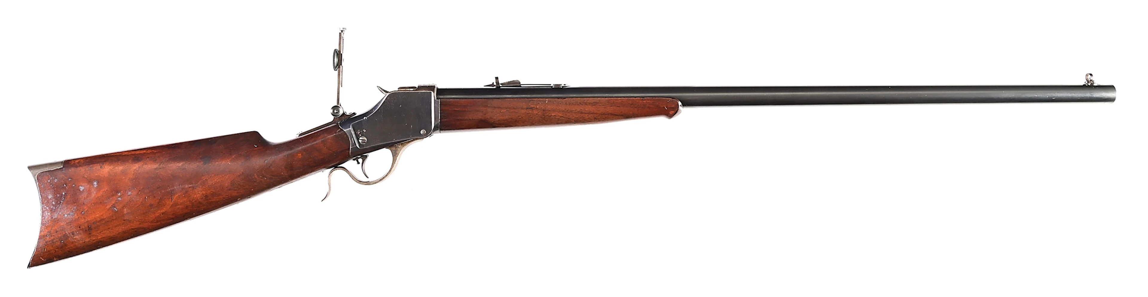 (C) DOCUMENTED WINCHESTER MODEL 1885 HIGH WALL SINGLE SHOT RIFLE
