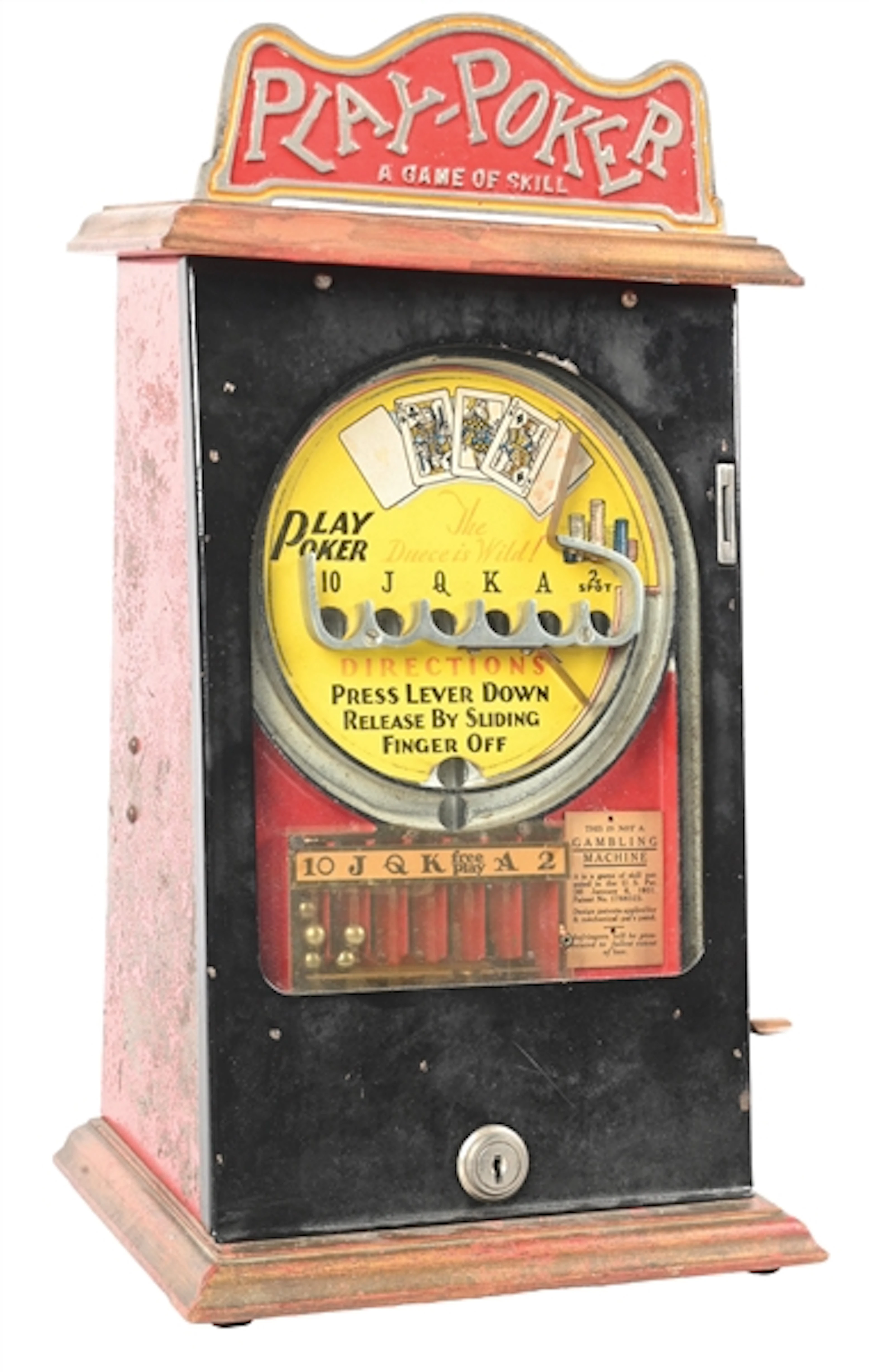1¢ PEO PLAY-POKER PINBALL TRADE STIMULATOR GAME
