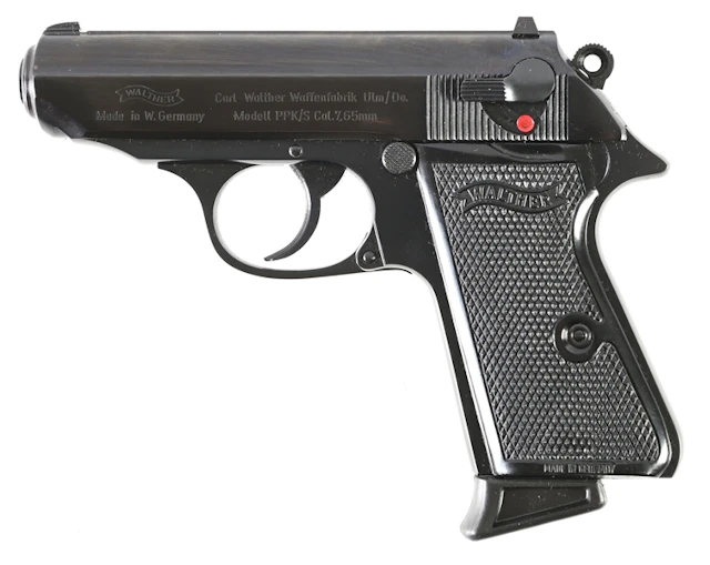 (C) INTERARMS GERMAN WALTHER PPK/S .32 SEMI AUTOMATIC PISTOL WITH BOX.