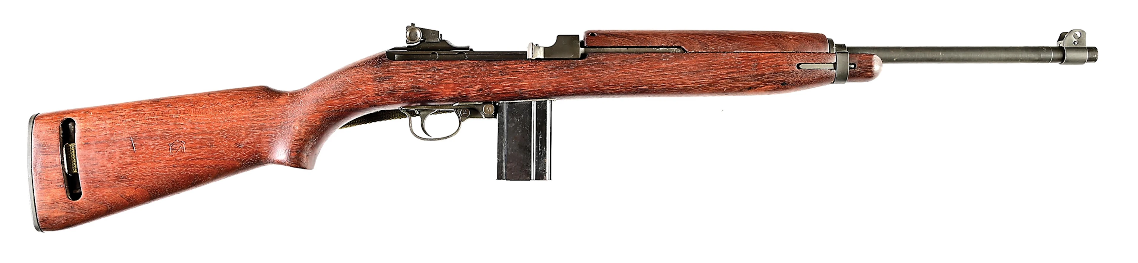 (C) WWII STANDARD PRODUCTS M1 SEMI-AUTOMATIC CARBINE.