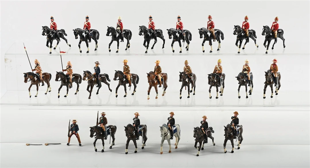 TROPHY MINIATURES VARIOUS ENGLISH & AUSTRALIAN CAVALRY UNITS