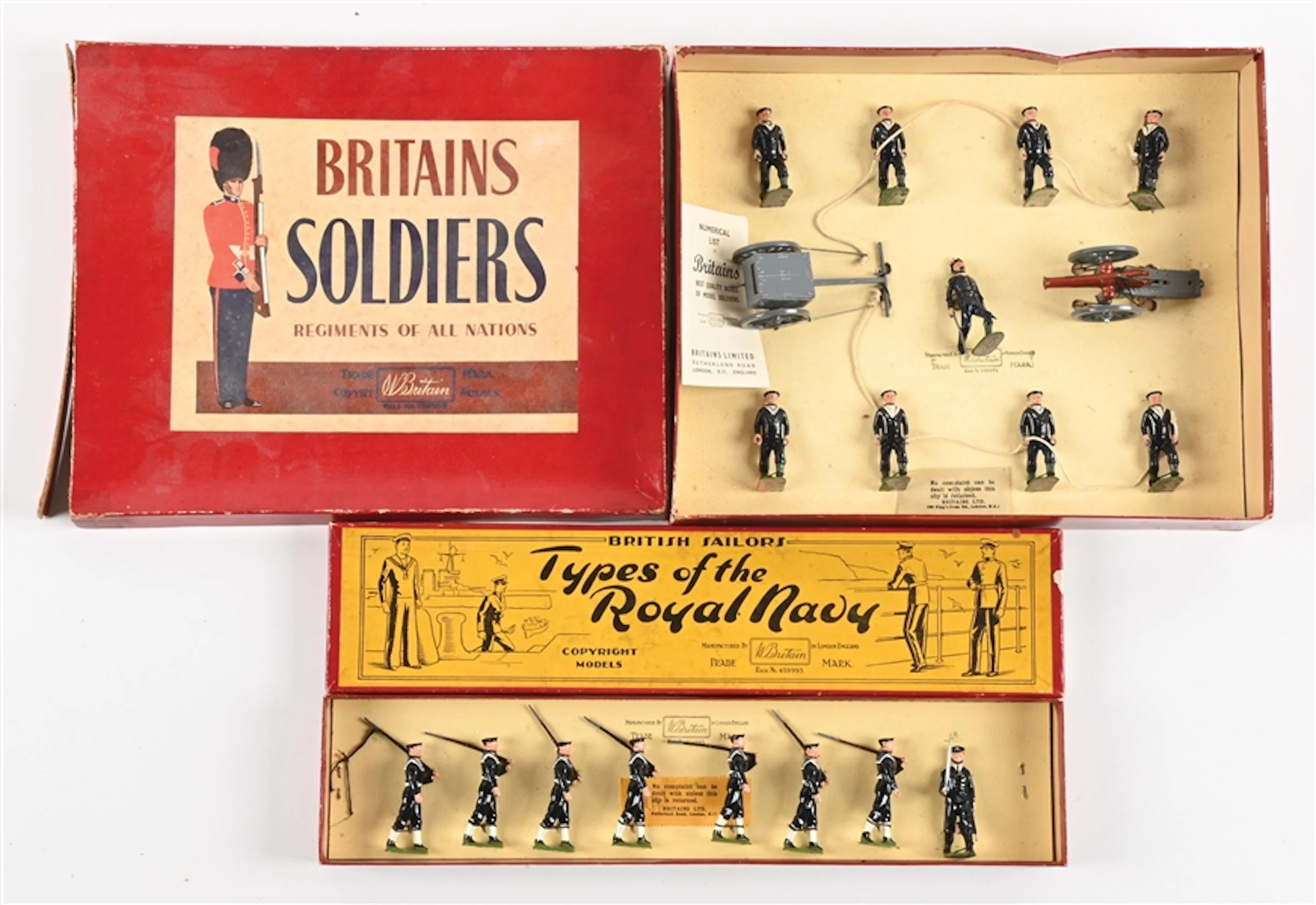 LOT OF 2: W. BRITAINS SETS IN BOXES
