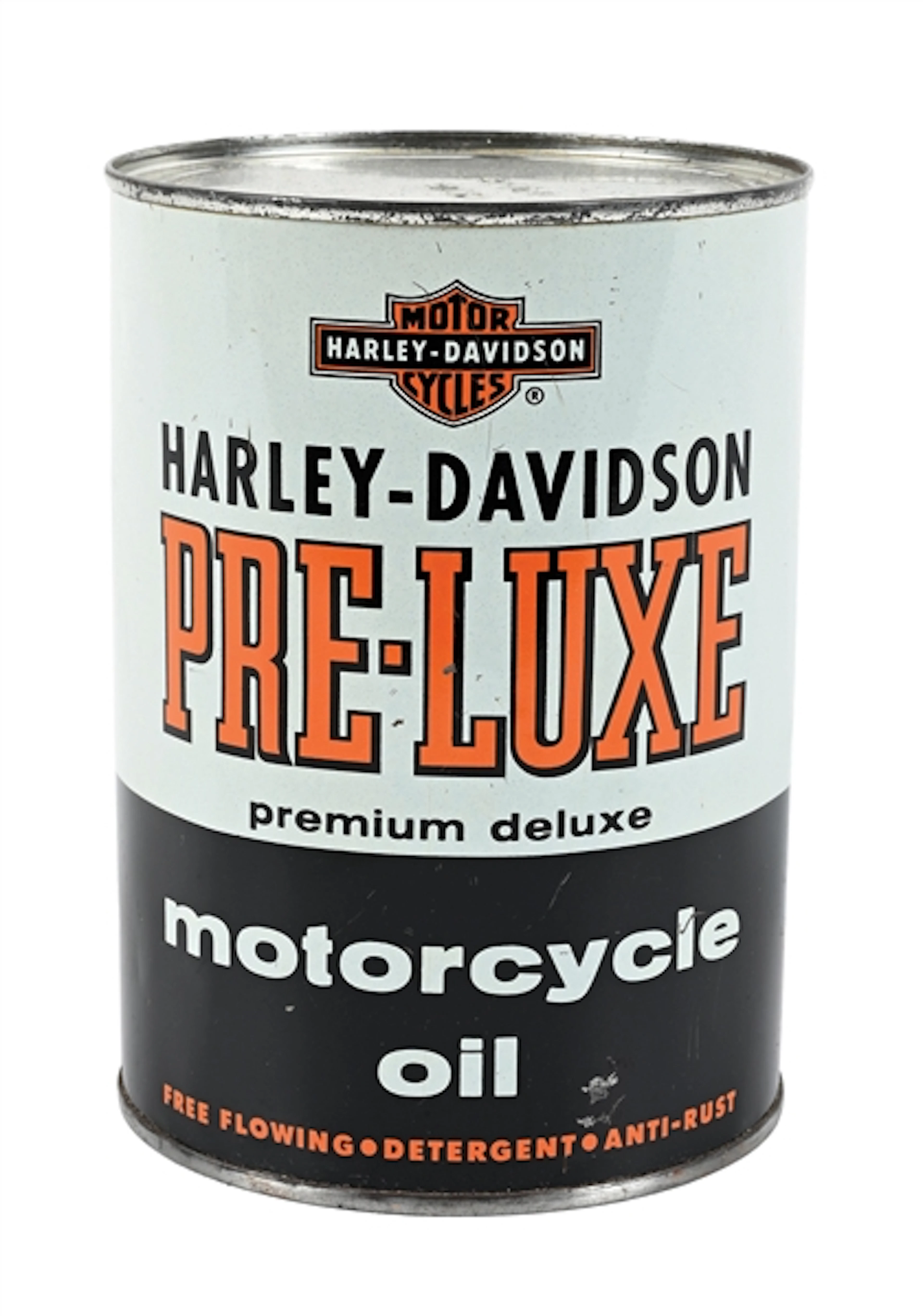 HARLEY-DAVIDSON PRE-LUXE MOTORCYCLE OIL ONE QUART CAN