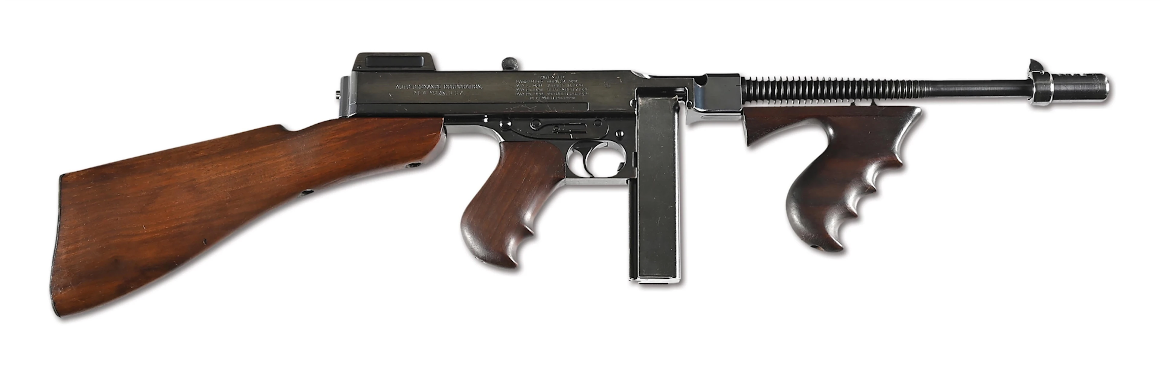 (N) OUTSTANDING COLT THOMPSON 1921/28 NAVY OVERSTAMP MACHINE GUN WITH