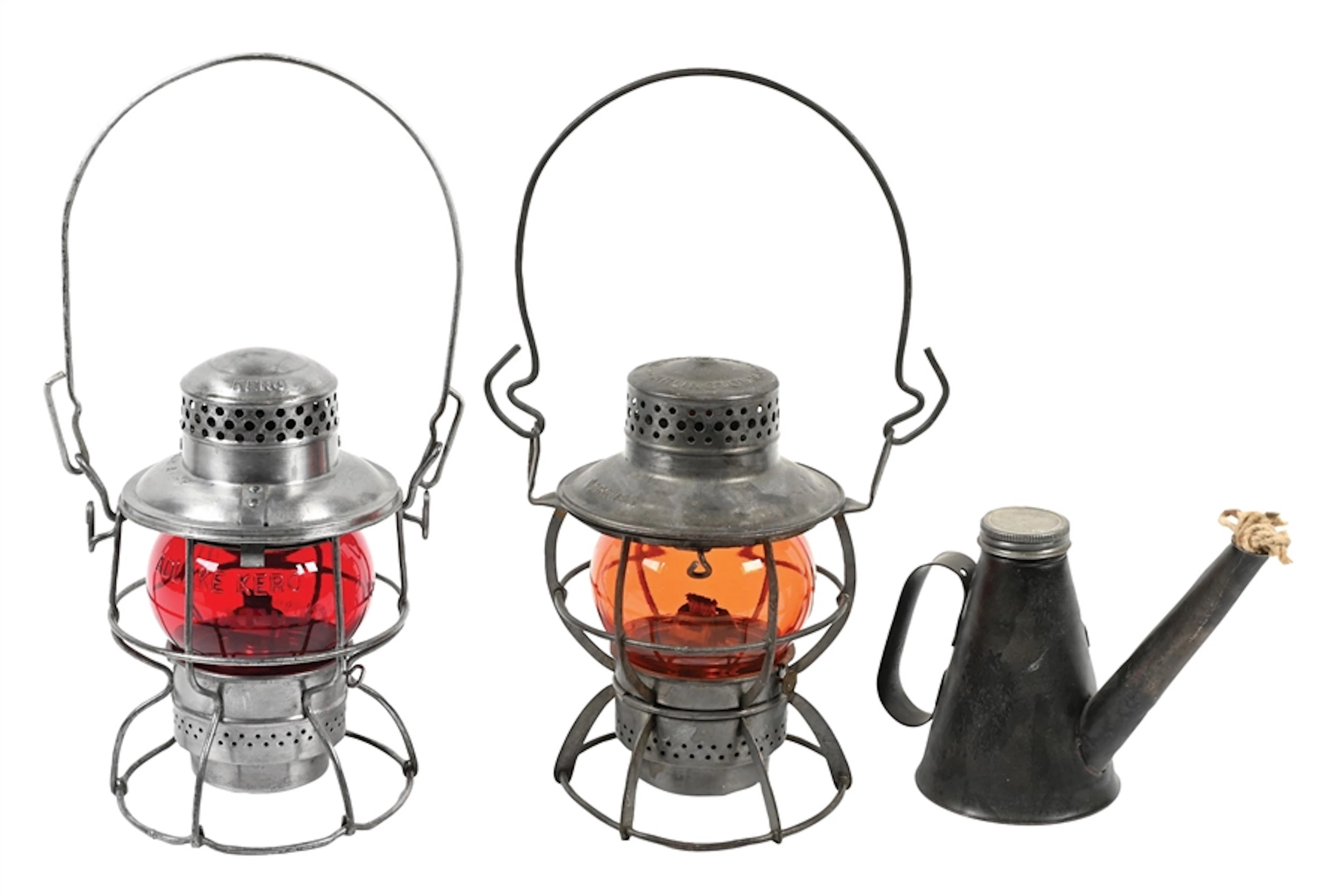LOT OF 3: RAILROAD LANTERNS