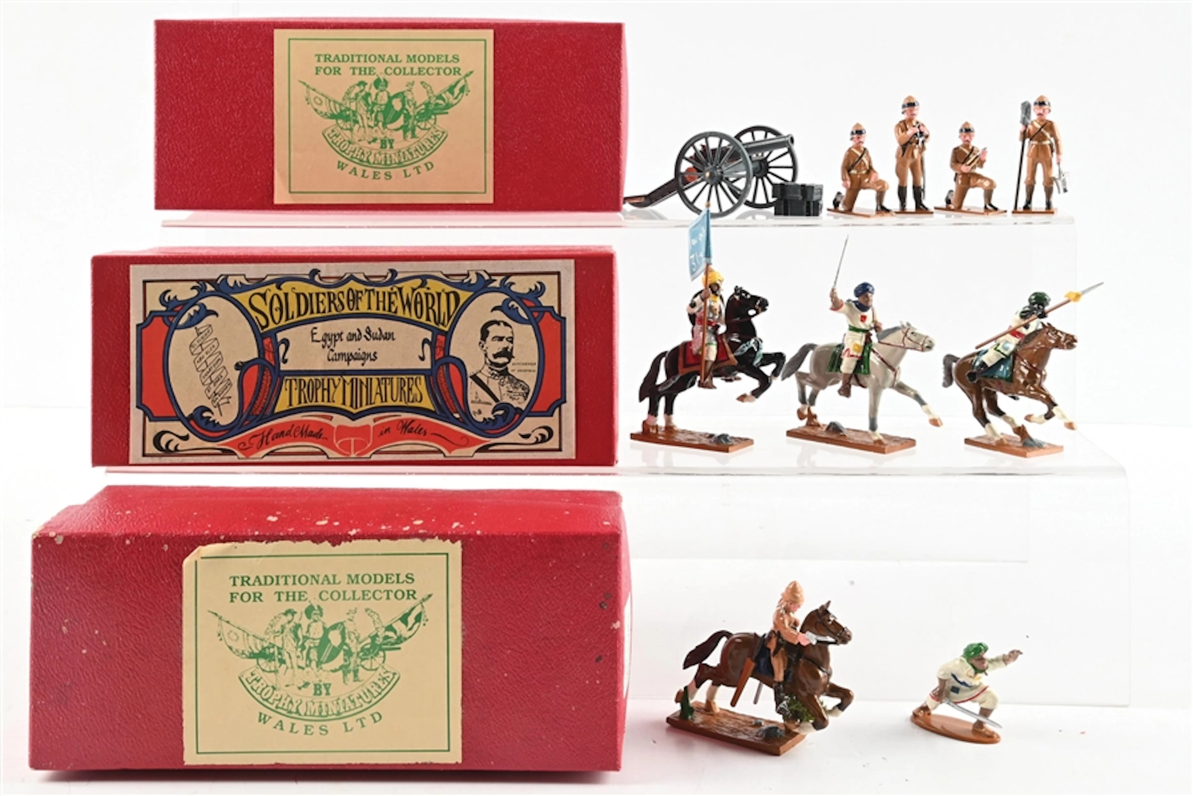 LOT OF 3: TROPHY MINIATURES SUDAN WARS