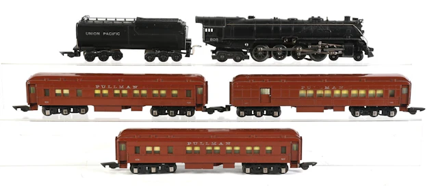 PRE-WAR AMERICAN FLYER O-GA. NO. 806 STEAM PASSENGER SET