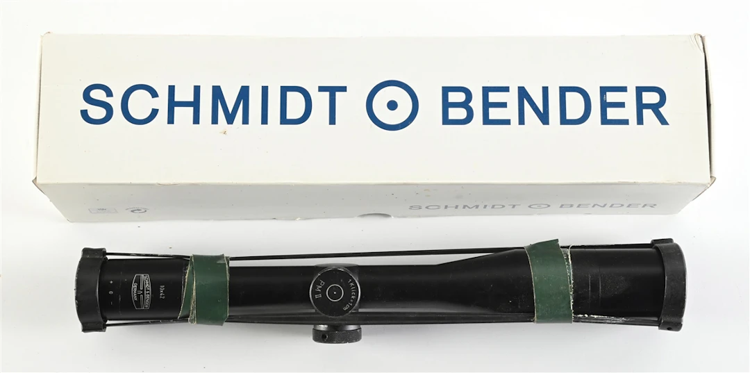 SCHMIDT & BENDER PM II 10X42MM SCOPE.
