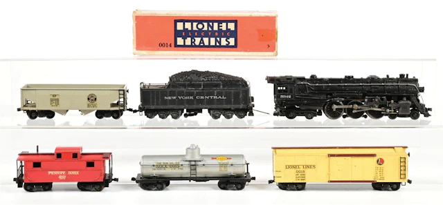 PRE-WAR LIONEL OO-GA. NEW YORK CENTRAL HUDSON STEAM LOCOMOTIVE, TENDER