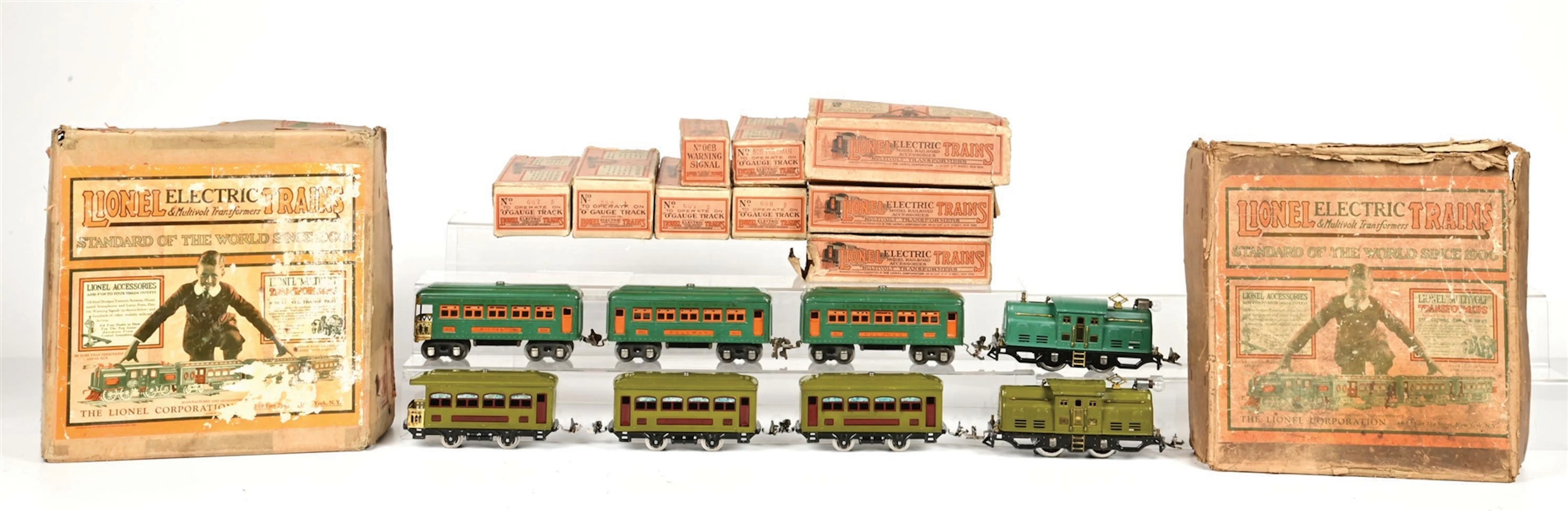 PRE-WAR LIONEL O-GA. SPECIAL PASSENGER SET & NO. 294 PASSENGER SET