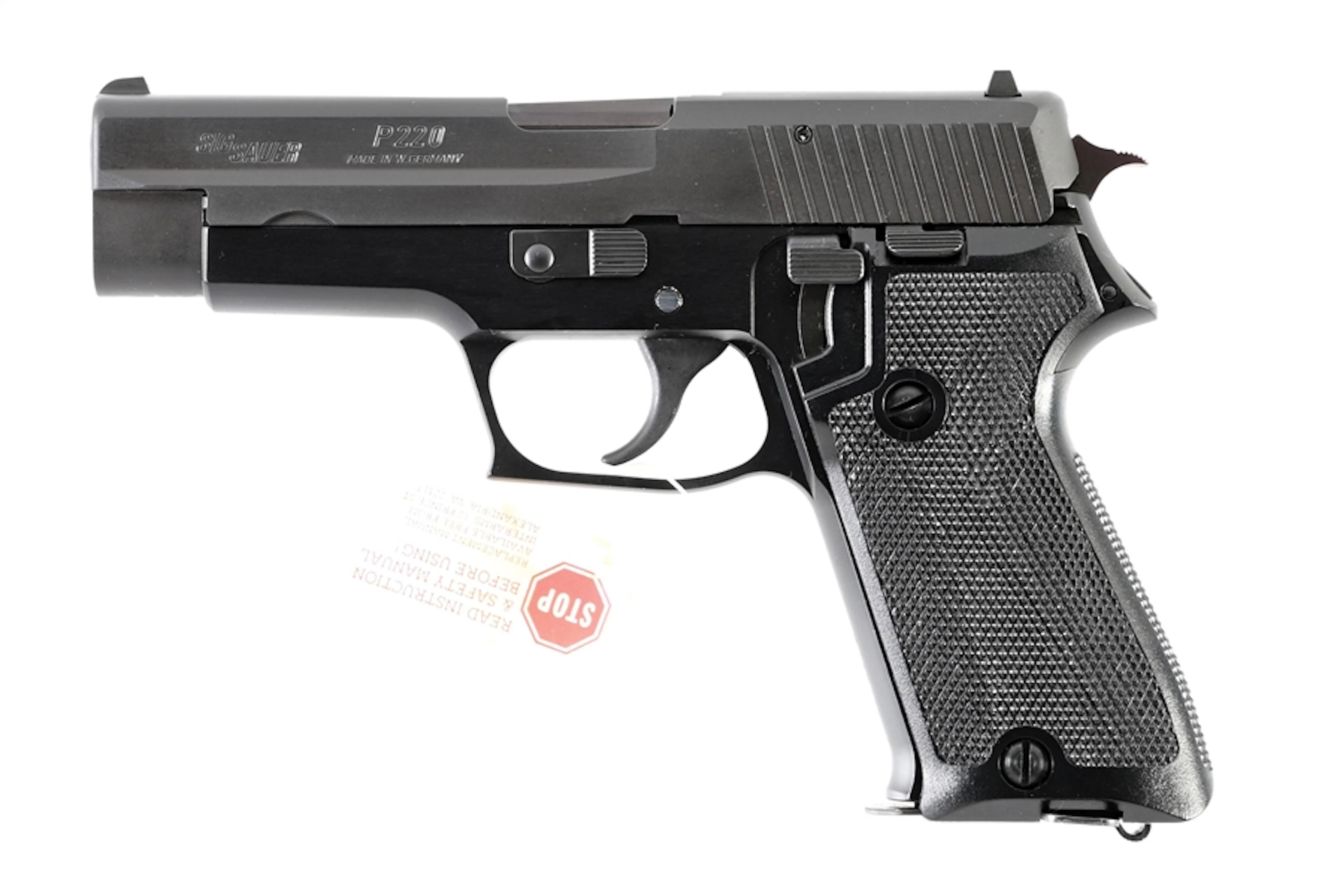 (M) SIG SAUER P220 SEMI-AUTOMATIC PISTOL WITH BOX.