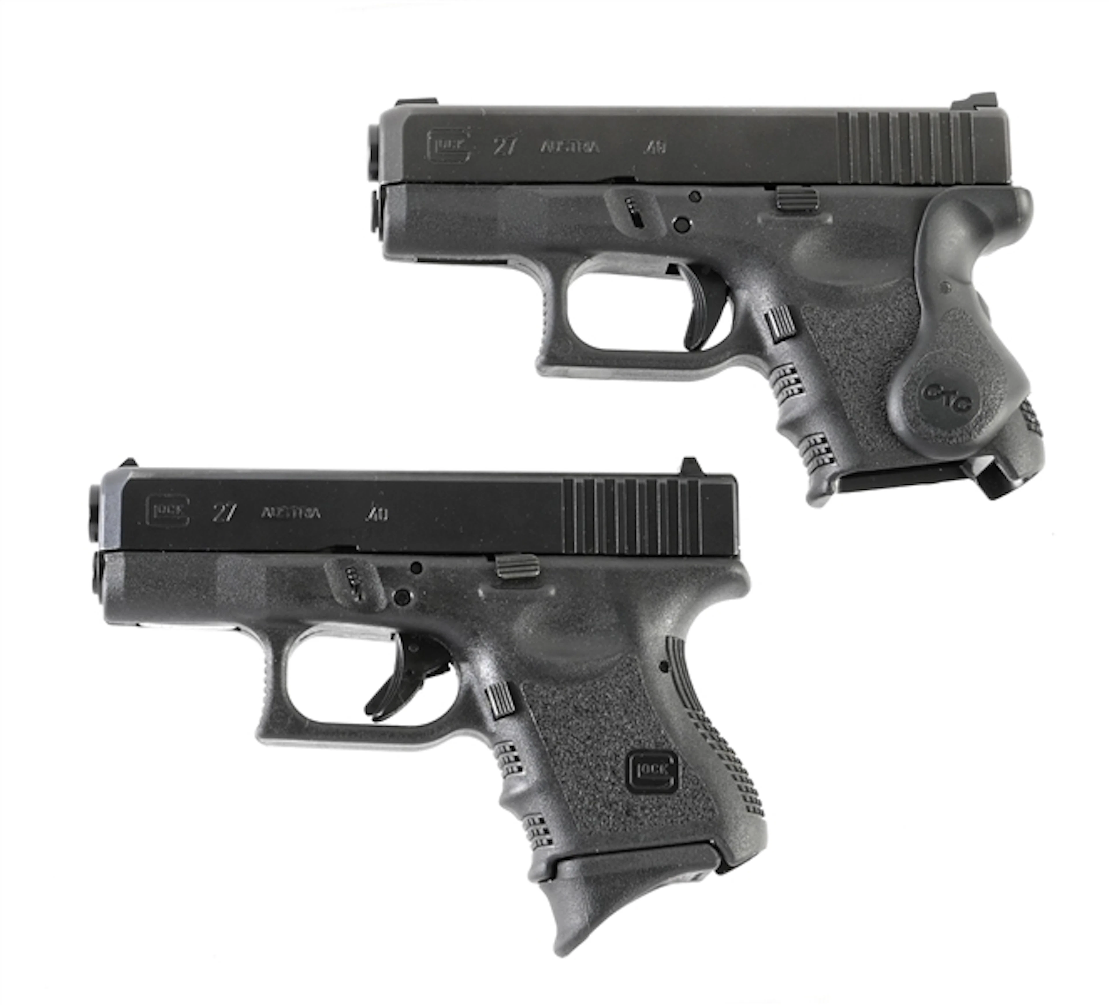 (M) LOT OF 2: GLOCK 27 SEMI-AUTOMATIC PISTOLS WITH CASES.
