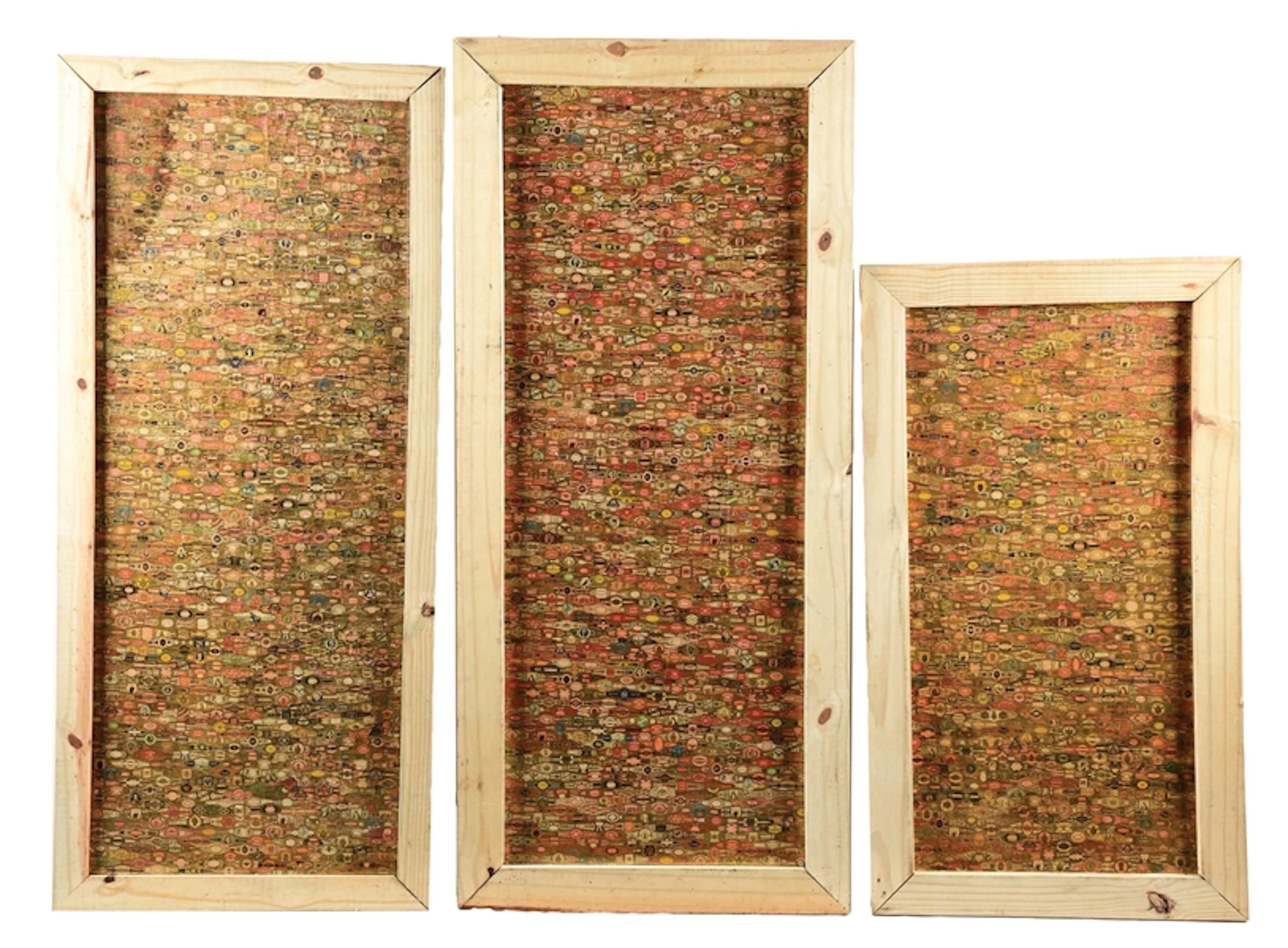 COLLECTION OF 3 FRAMED CIGAR BAND COLLECTION