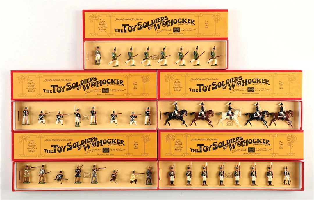 LOT OF 5: WM. HOCKER THE WAR OF 1812 SETS IN BOXES