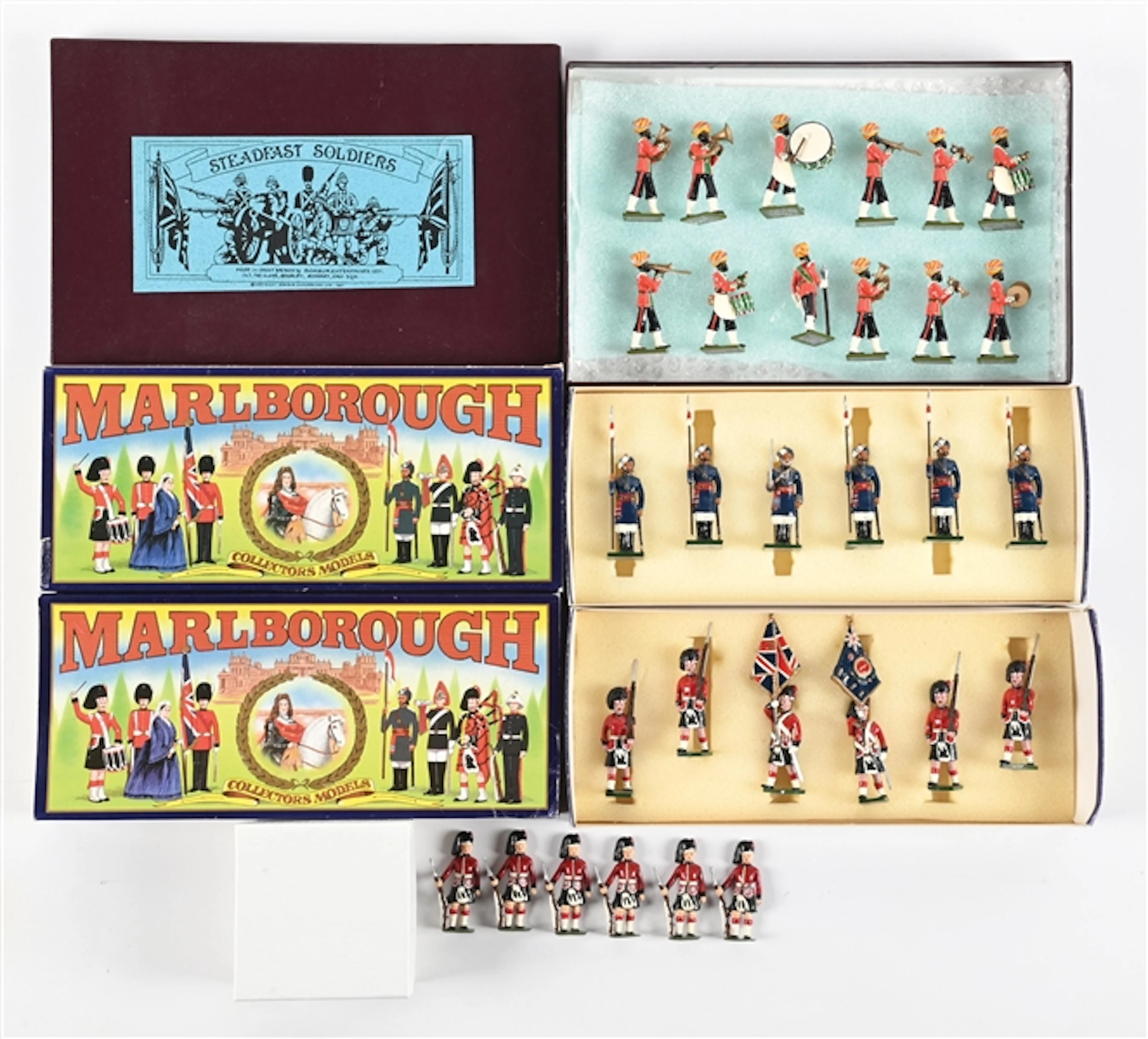 LOT OF 4: VARIOUS BRANDS OF TOY SOLDIER SETS