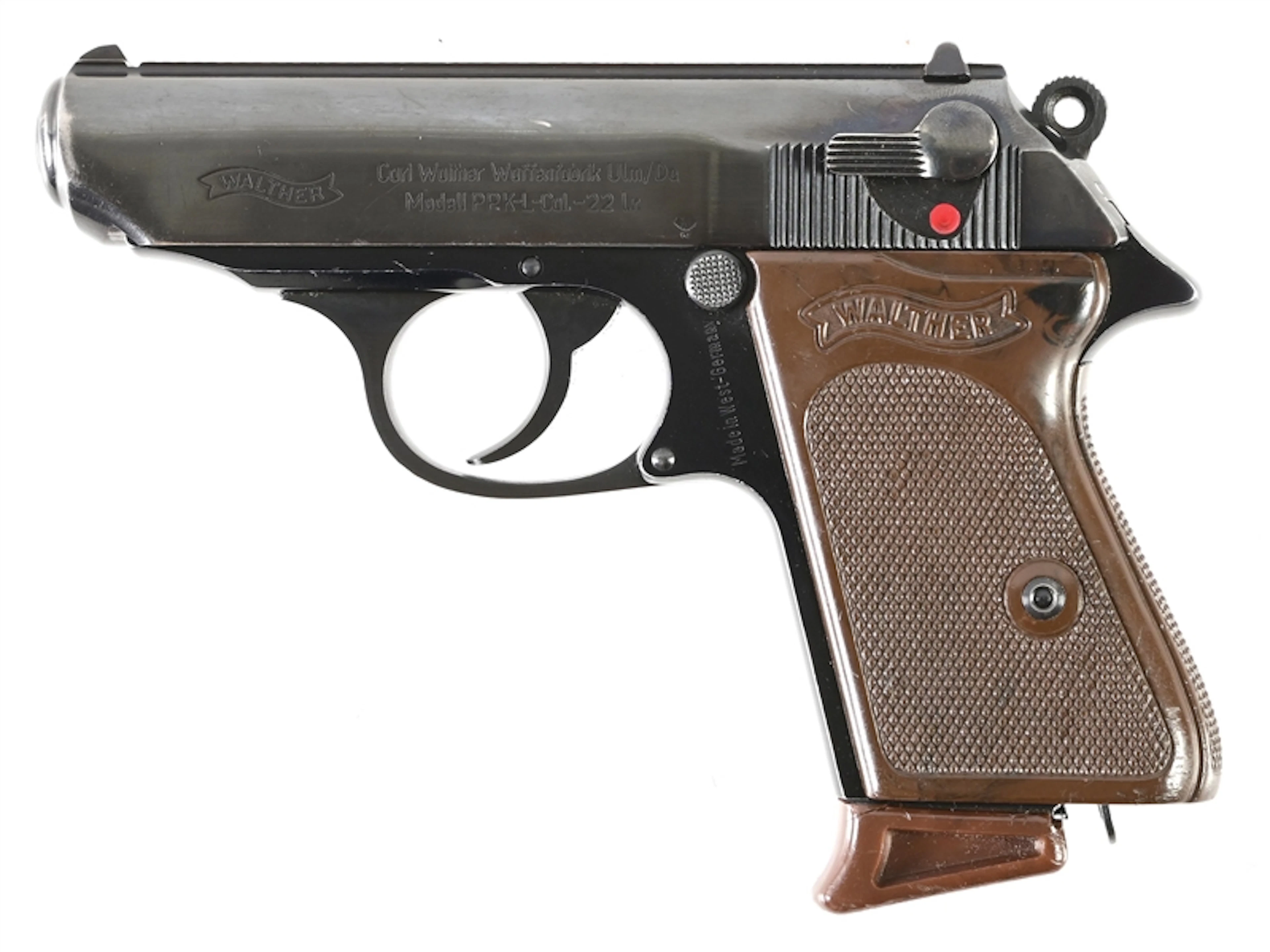 (M) PRE-INTERARMS WEST GERMAN WALTHER PPK-L .22 SEMI-AUTOMATIC PISTOL.