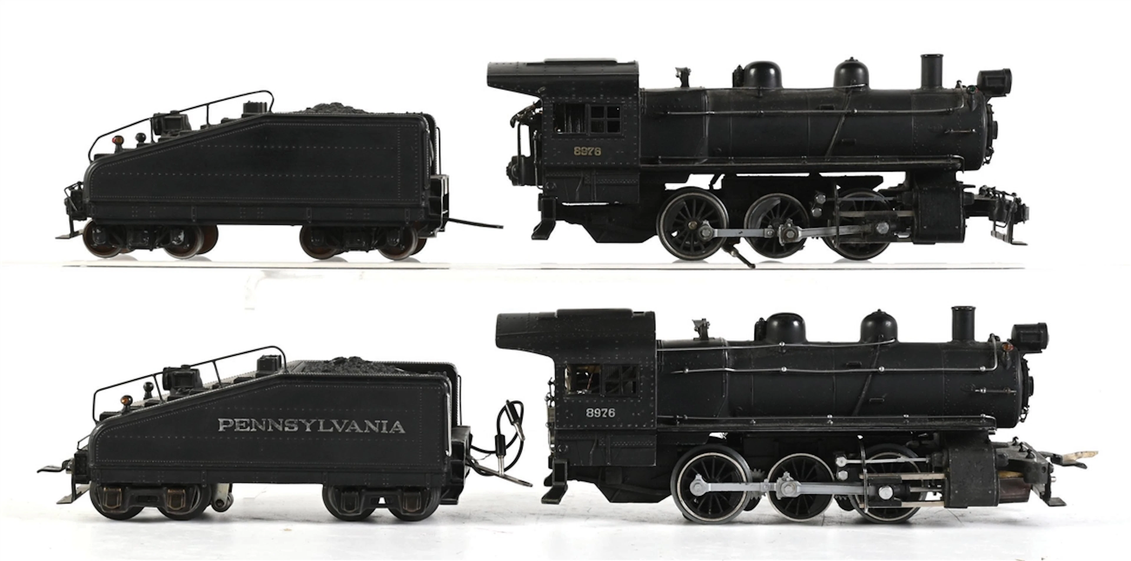 LOT OF 4: LIONEL SEMI-SCALE SWITCHERS WITH TENDERS