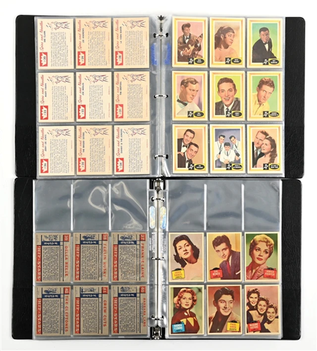 1960 SPINS "N" NEEDLES & 1957 HIT STARS TRADING CARDS