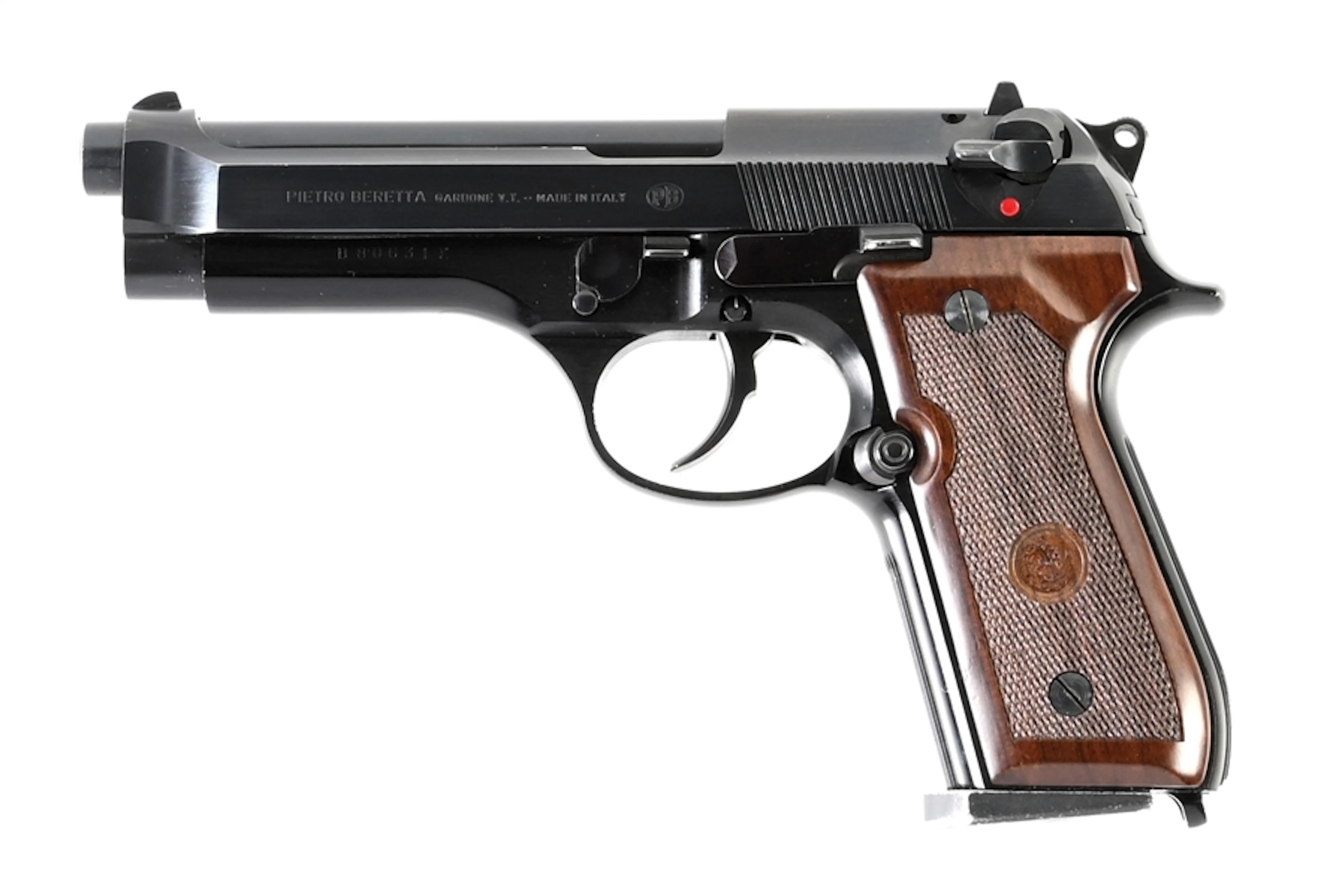 (M) BERETTA 92 SB SEMI-AUTOMATIC PISTOL WITH CASE.