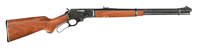 (C) MARLIN MODEL 336 LEVER ACTION CARBINE.