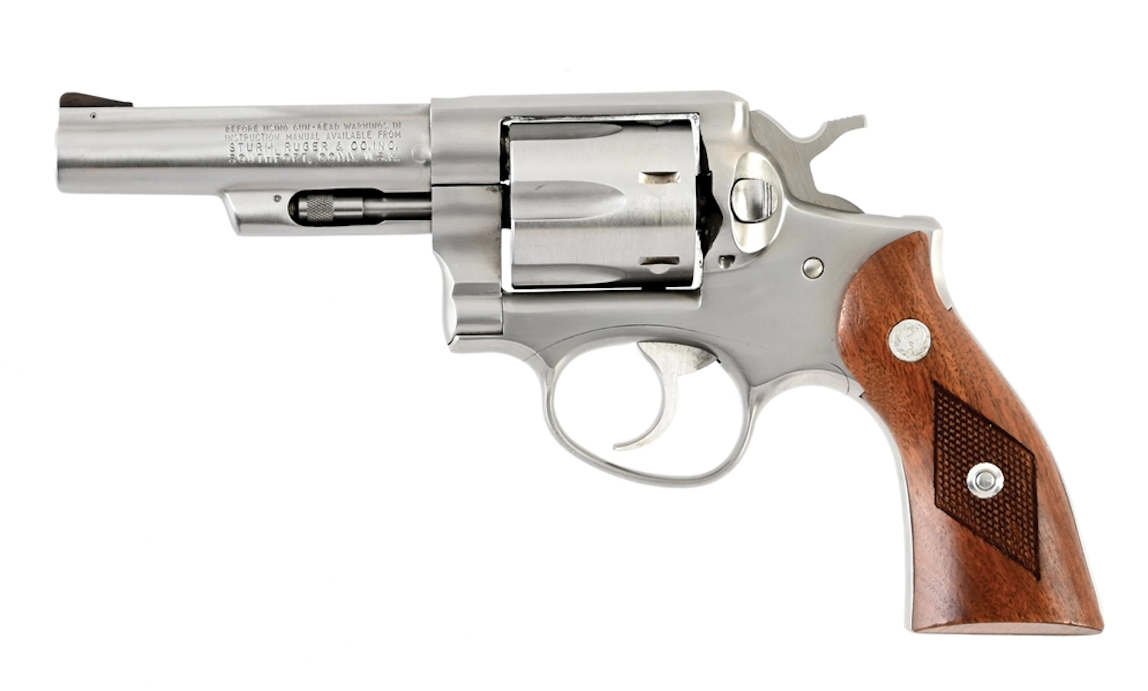 (M) RUGER POLICE SERVICE SIX DOUBLE ACTION REVOLVER.