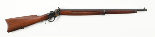 (C) U.S. MARKED WINCHESTER MODEL 1885 LOW WALL WINDER .22 SHORT SINGLE