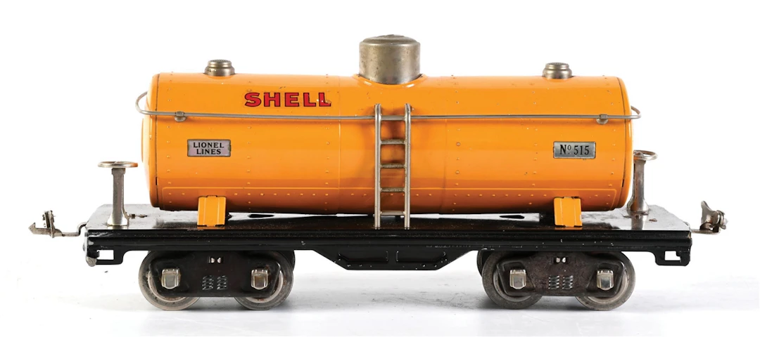 LIONEL STANDARD GA. NO. 515 SHELL TANK CAR