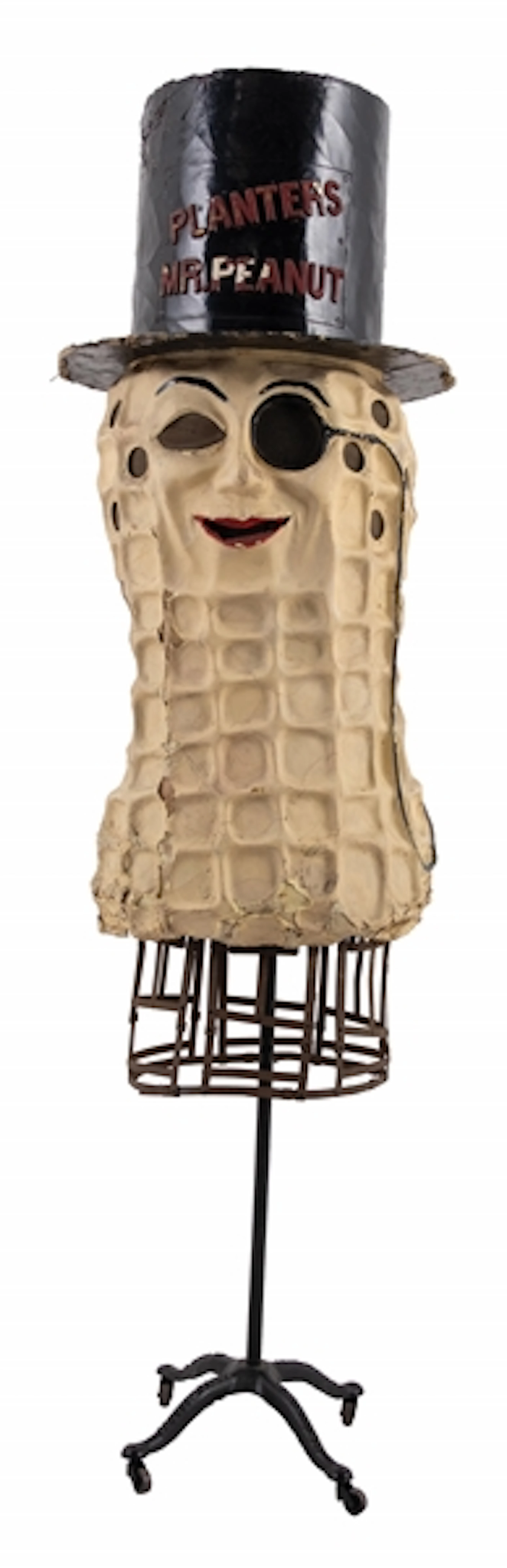 PLANTER'S MR. PEANUT PAPIER MACHE COSTUME