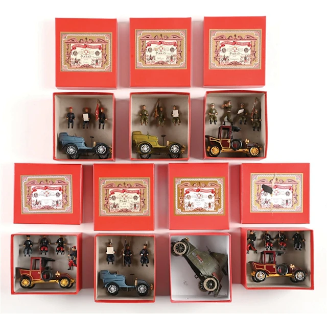 LOT OF 7: MIGNOT VARIOUS MILITARY VEHICLES