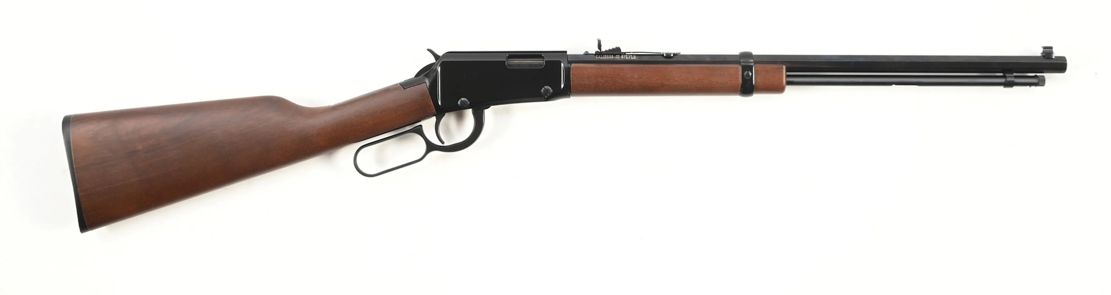 (M) HENRY LEVER ACTION OCTAGON BARREL .22 CARBINE WITH BOX