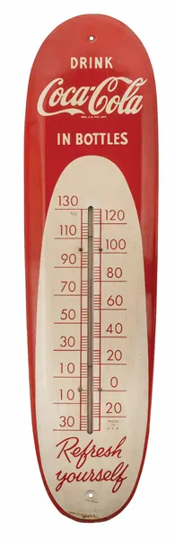 "DRINK COCA-COLA" THERMOMETER