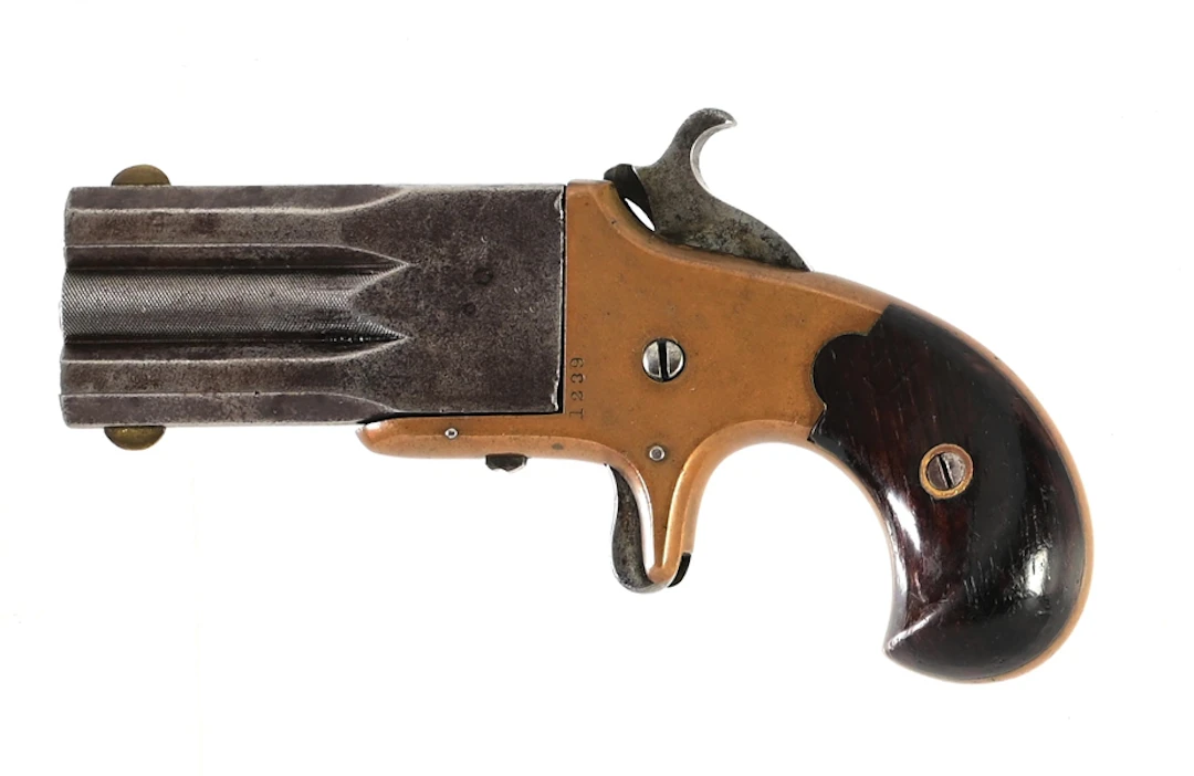 (A) FRANK WESSON MEDIUM FRAME SUPERPOSED SWIVEL BREECH PISTOL.