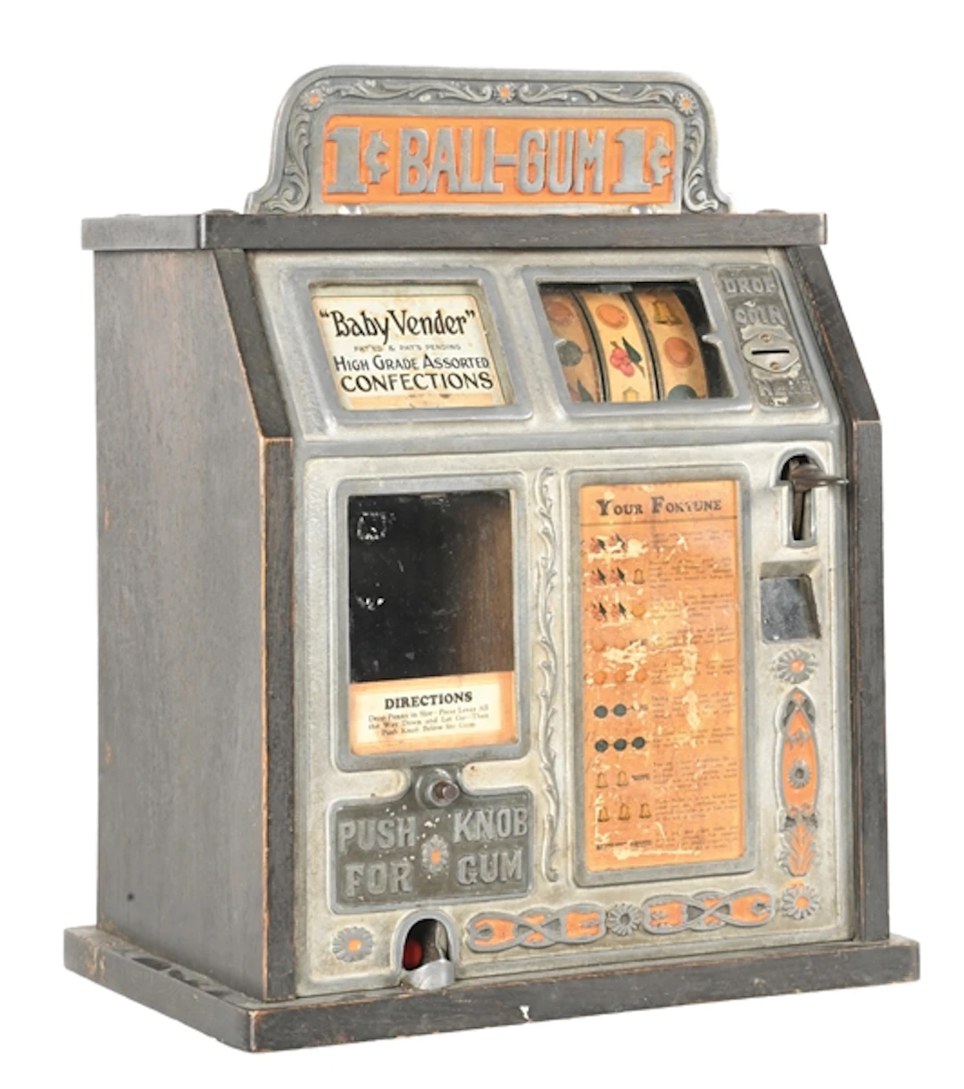 1¢ BURNHAM & MILLS "BABY VENDER" TRADE STIMULATOR