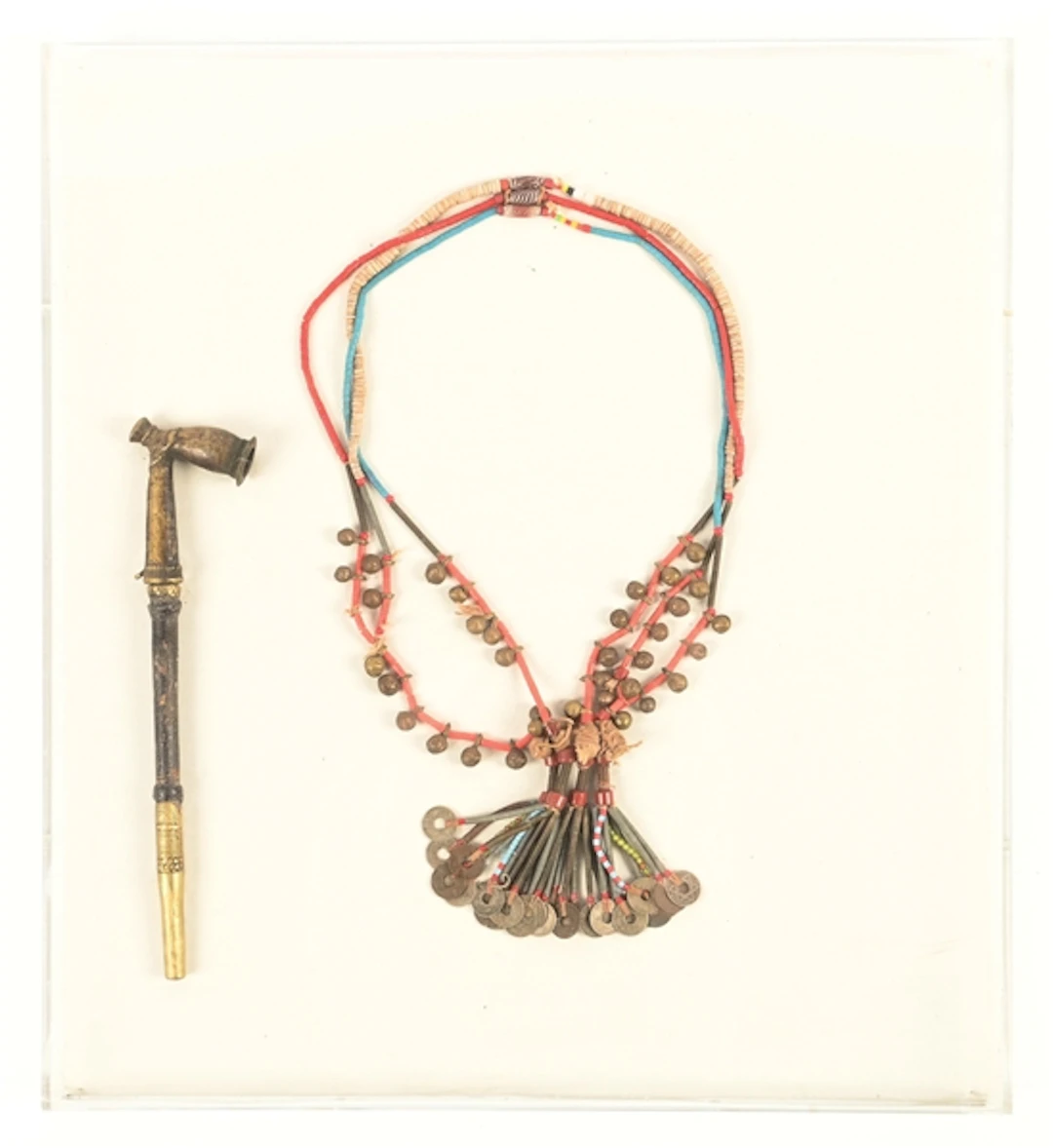 MIDDLE EASTERN NECKLACE AND PIPE