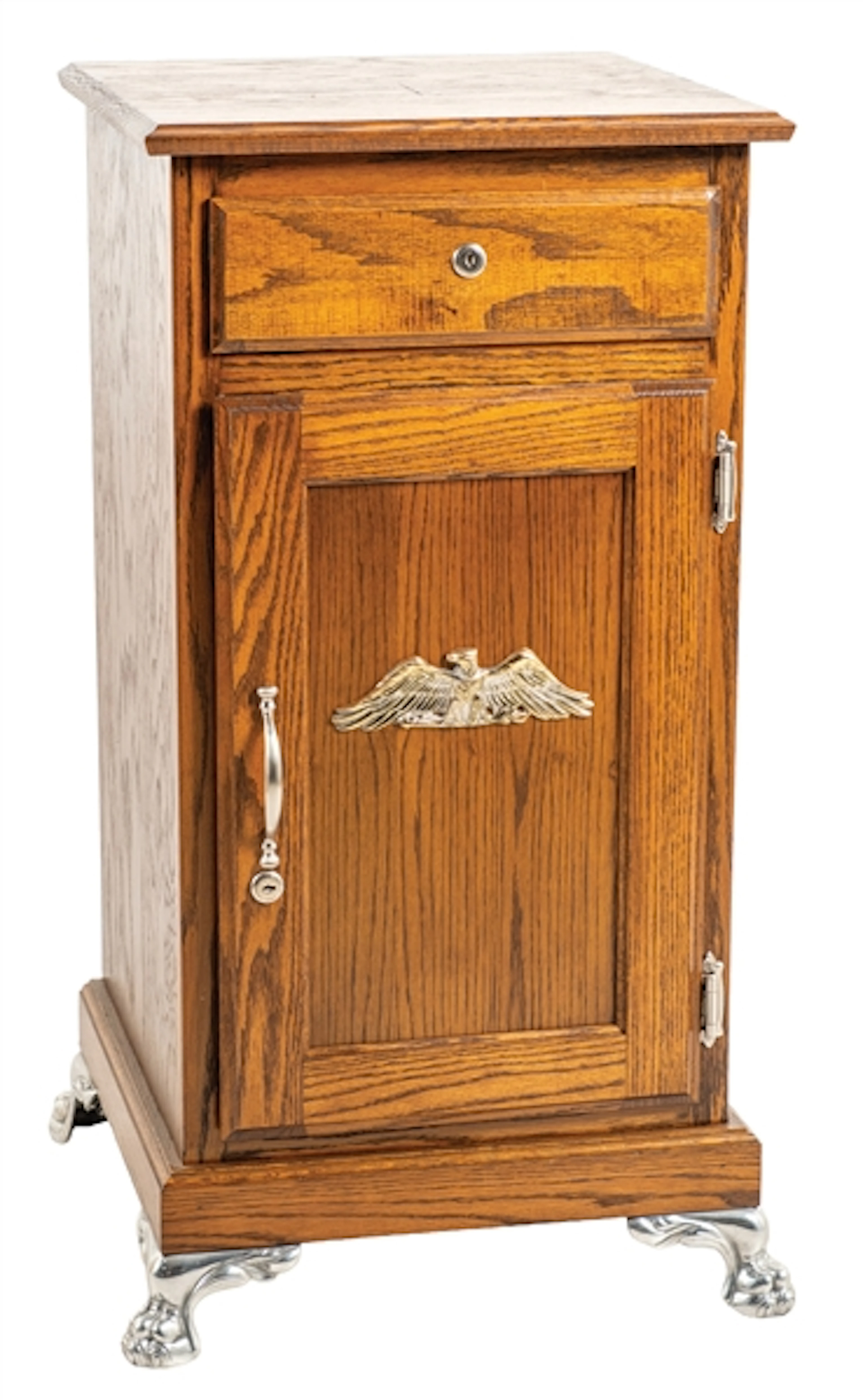 CONTEMPORARY OAK SLOT MACHINE STAND