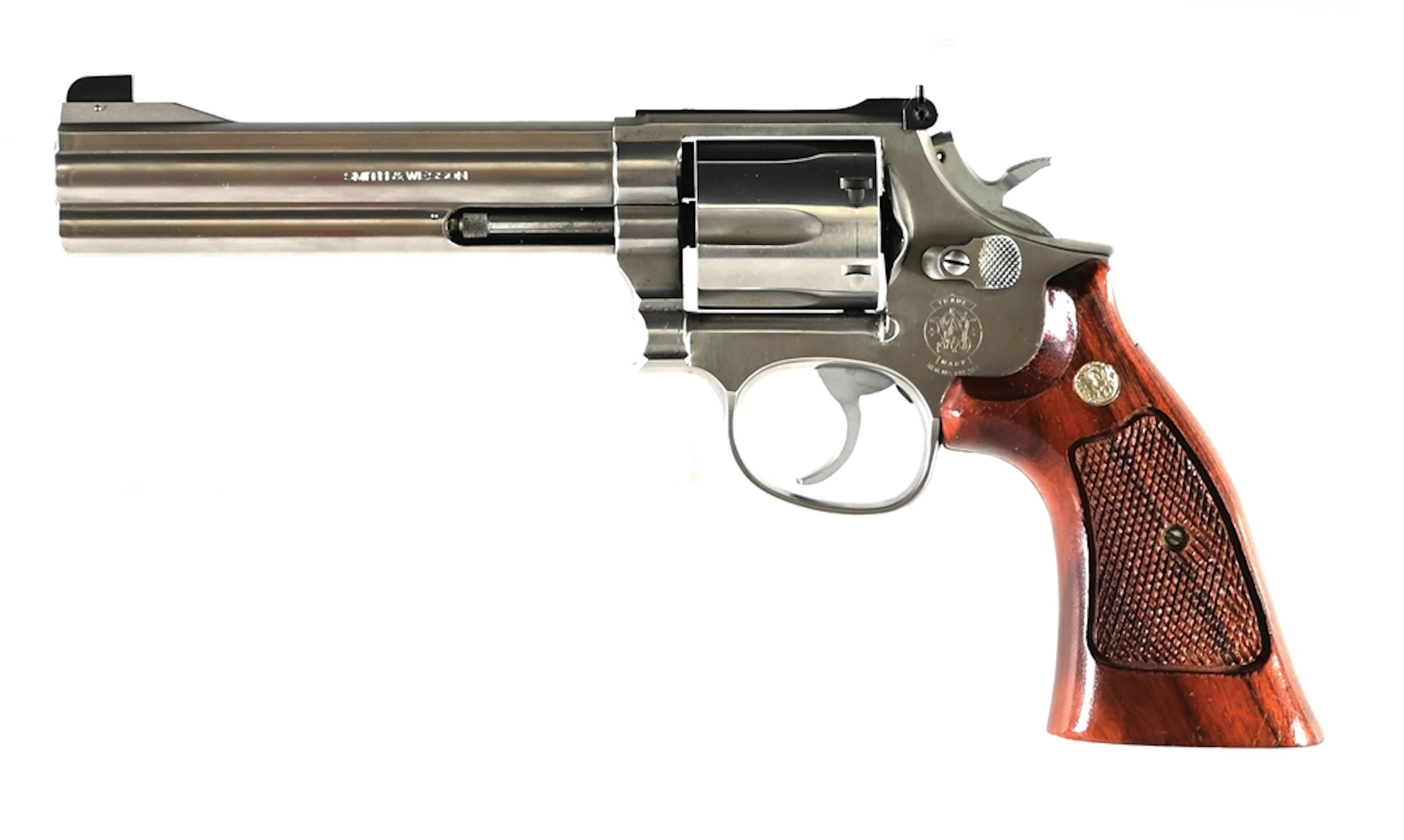 (M) SMITH & WESSON MODEL 686 DOUBLE ACTION REVOLVER.