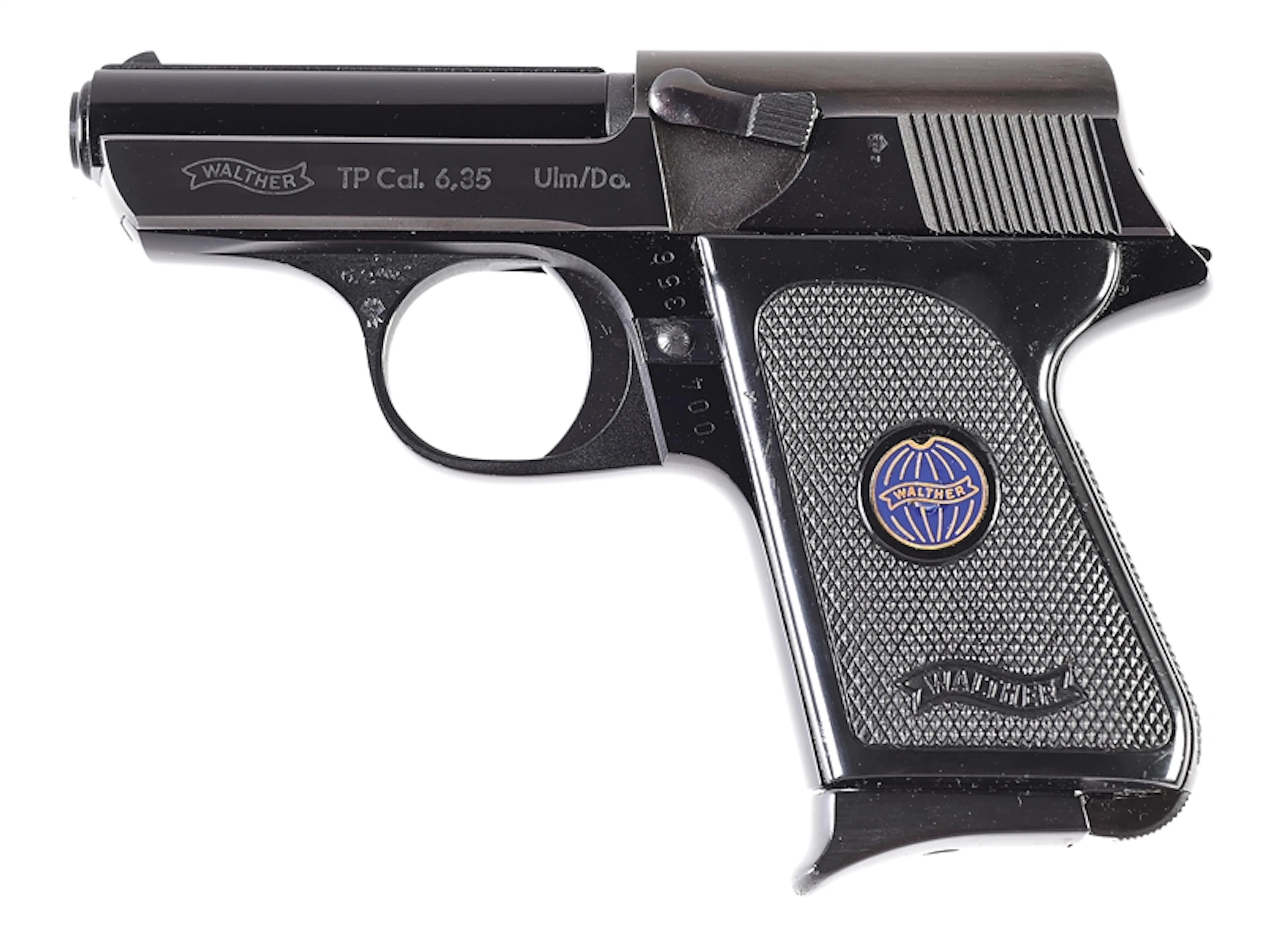 (C) SCARCE WALTHER MODEL TP .25 ACP SEMI-AUTOMATIC PISTOL WITH BOX.